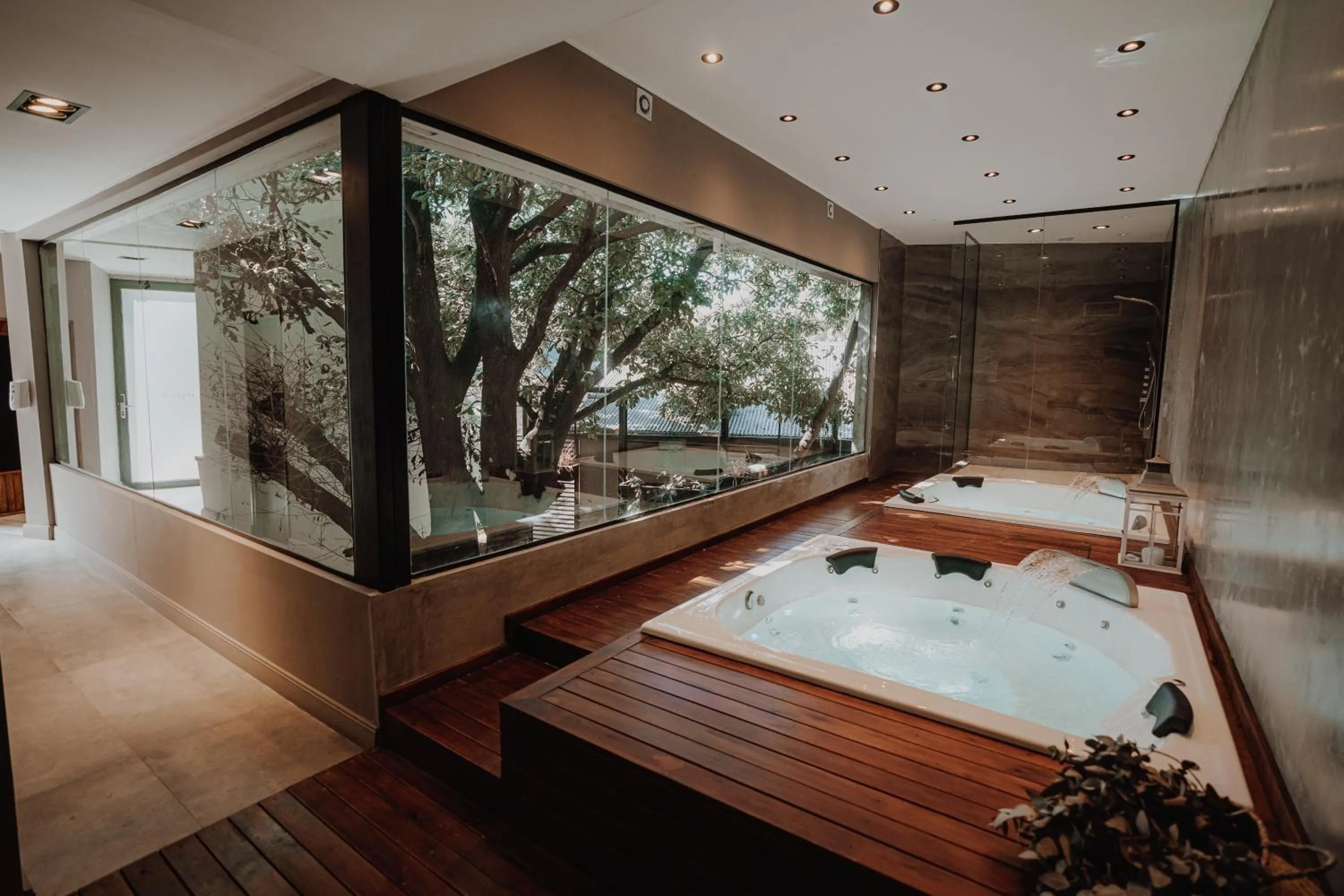 Spa and wellness centre/facilities in La Urumpta Hotel, AKEN MIND