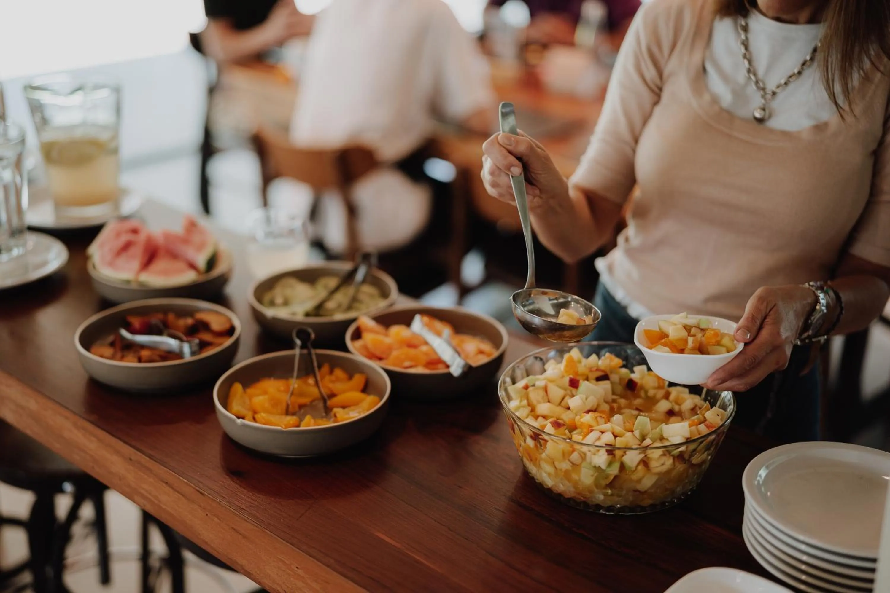 Breakfast in La Urumpta Hotel, AKEN MIND