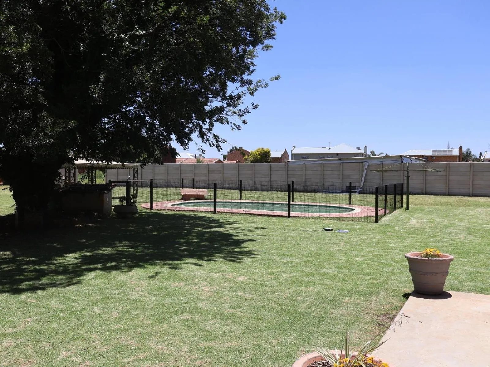 Pool view in Boksburg Hotel
