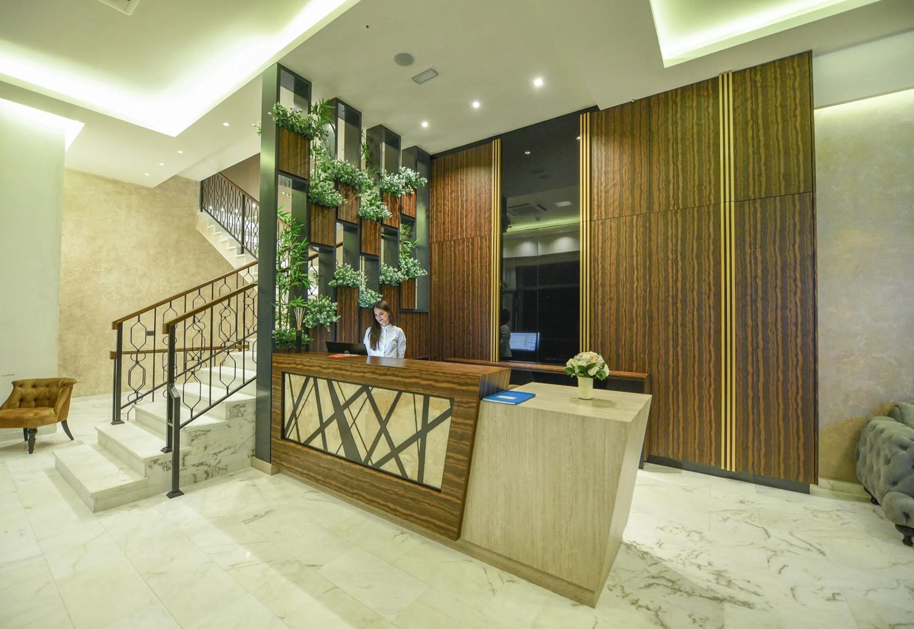 Lobby or reception in Hotel Lazaro