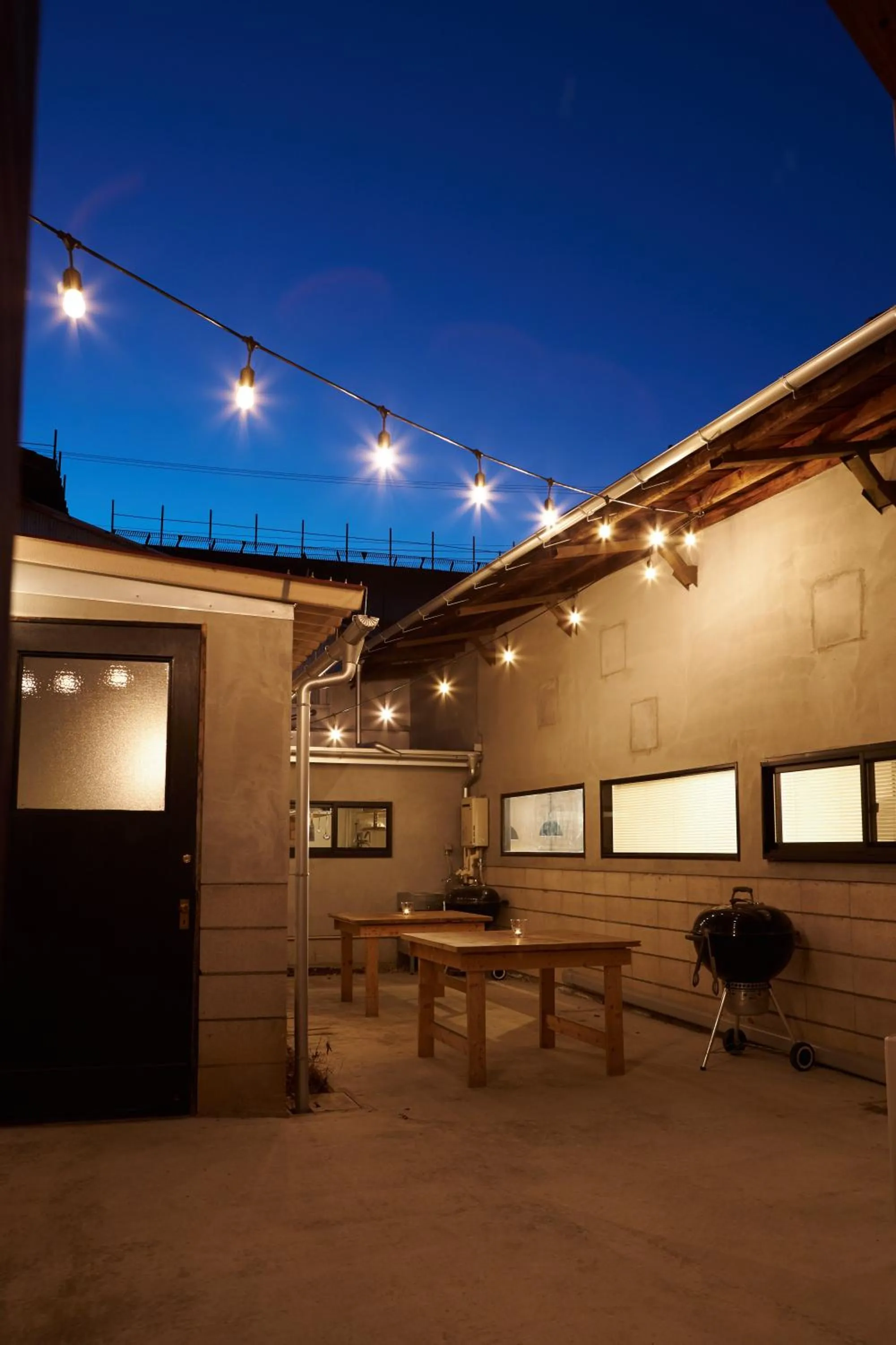 BBQ facilities in hostel mog