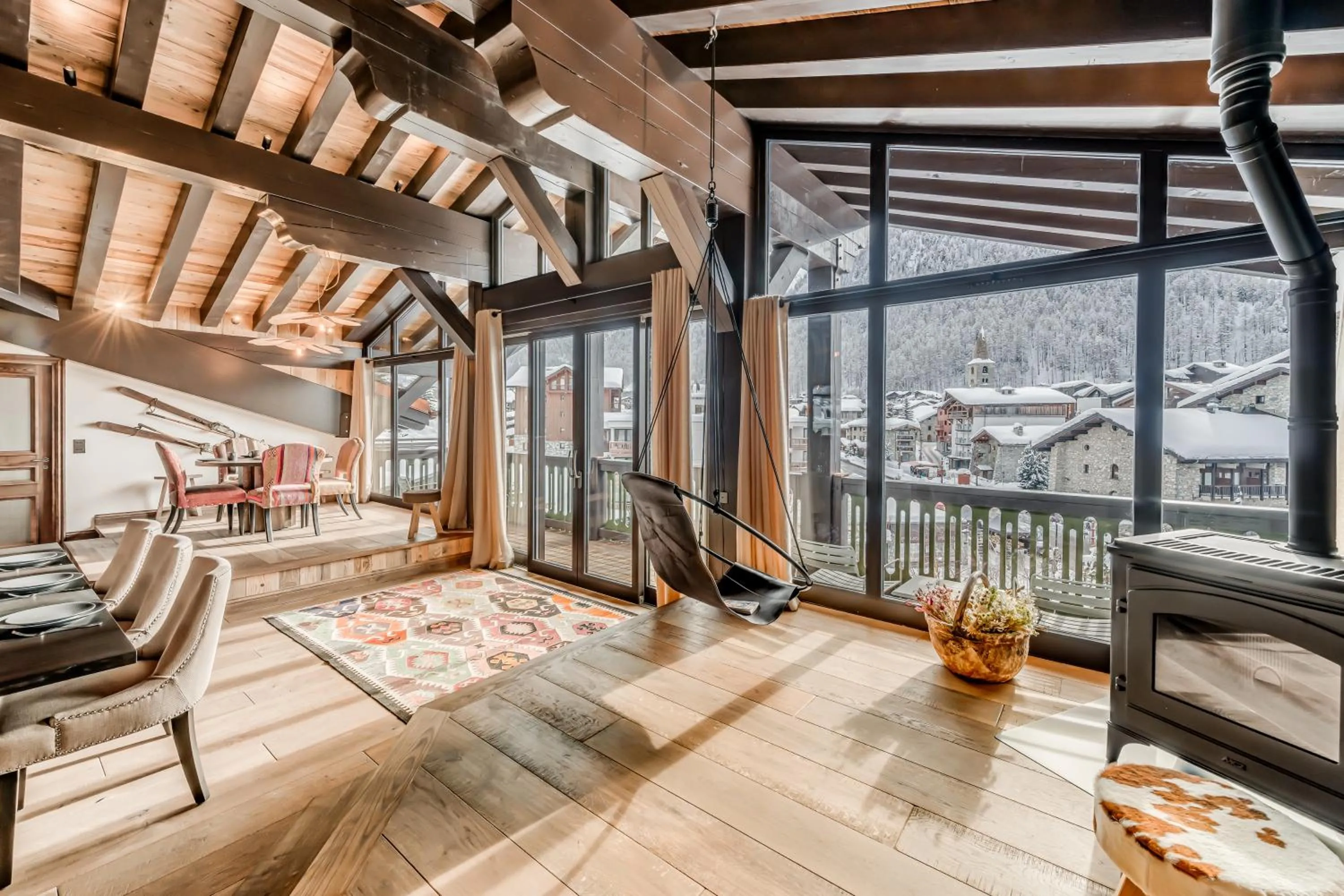 Living room in Hotel & Spa Le Val d'Isère