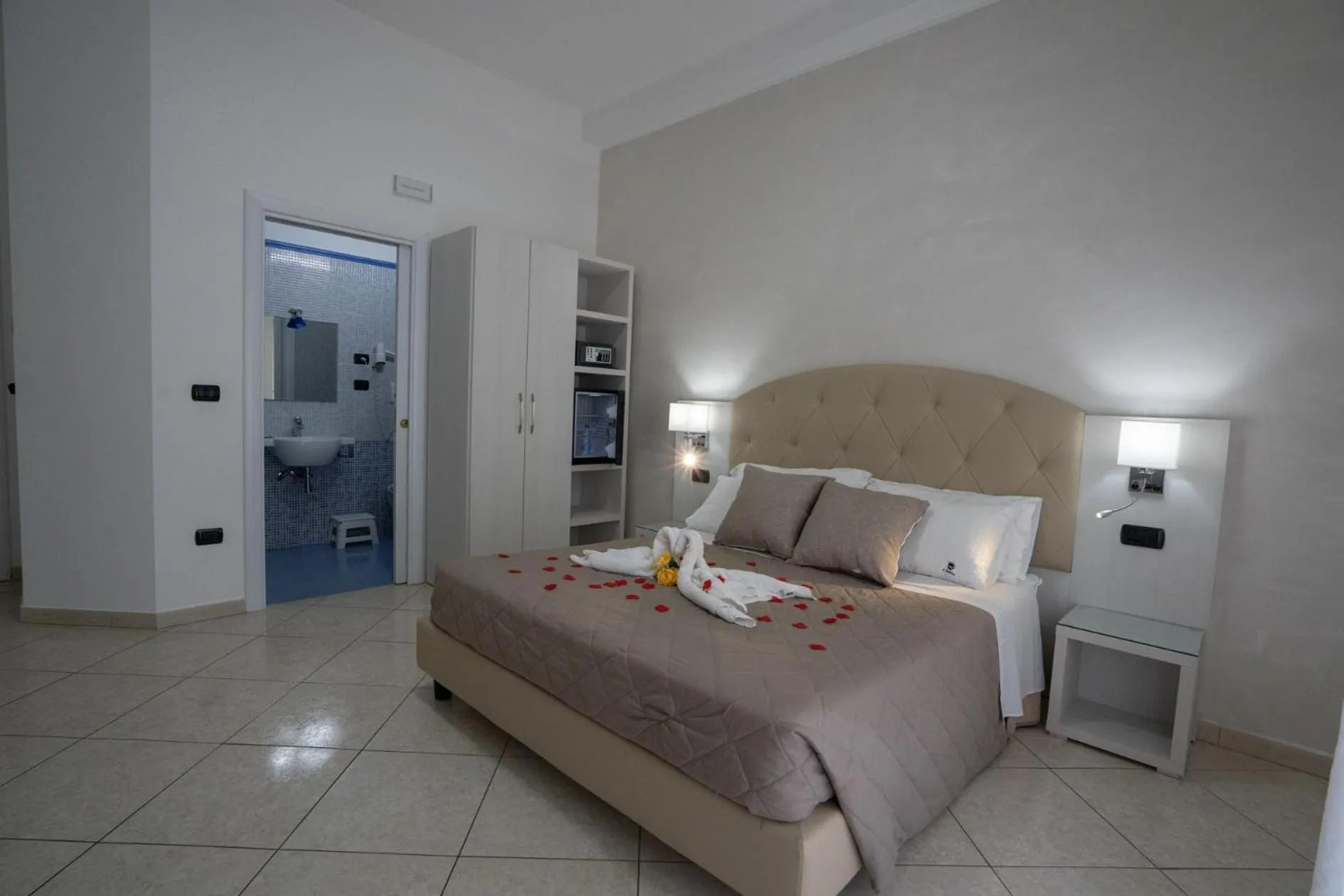 Bed in B&B Il Gabbiano