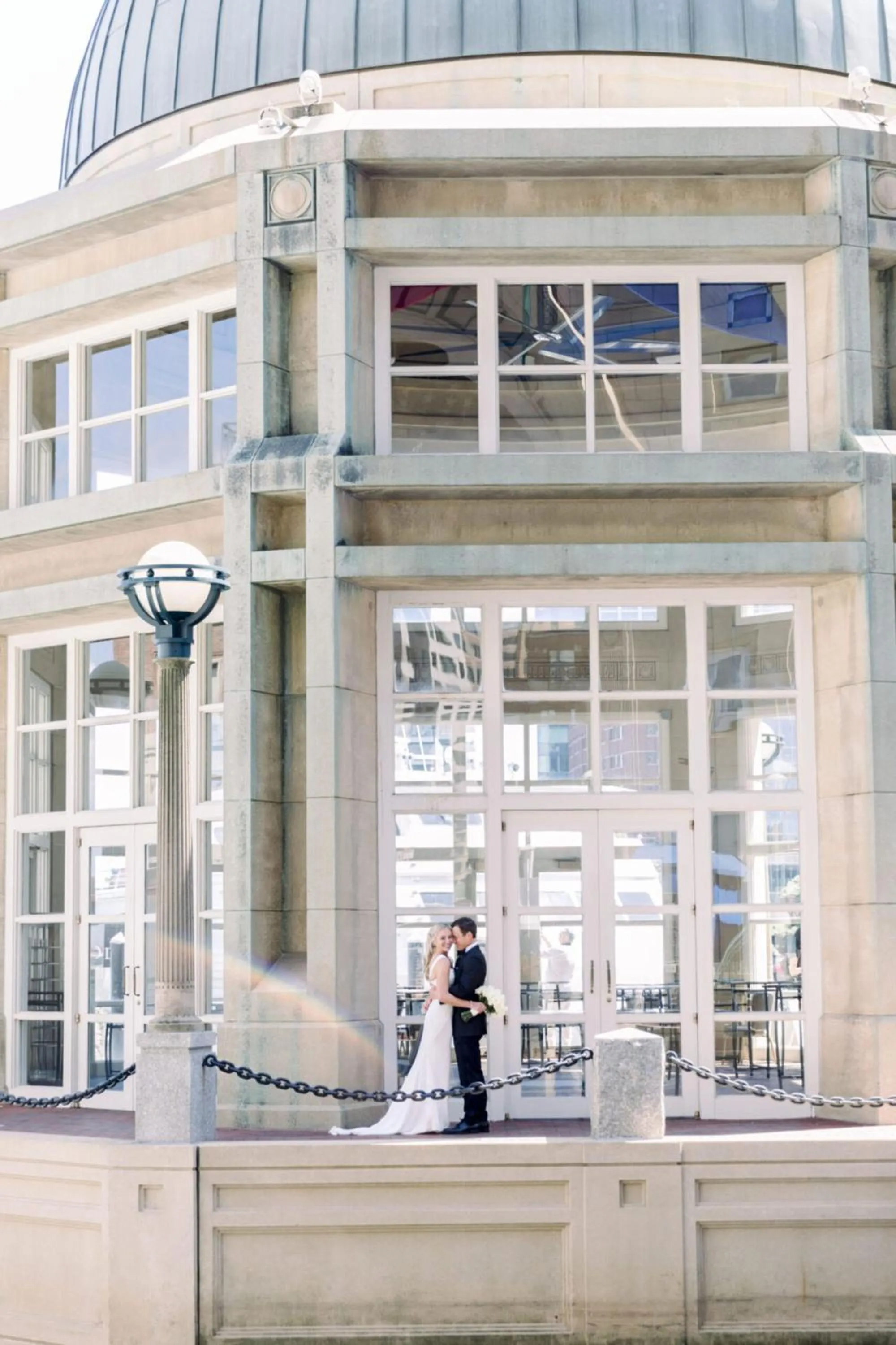 wedding in Boston Harbor Hotel
