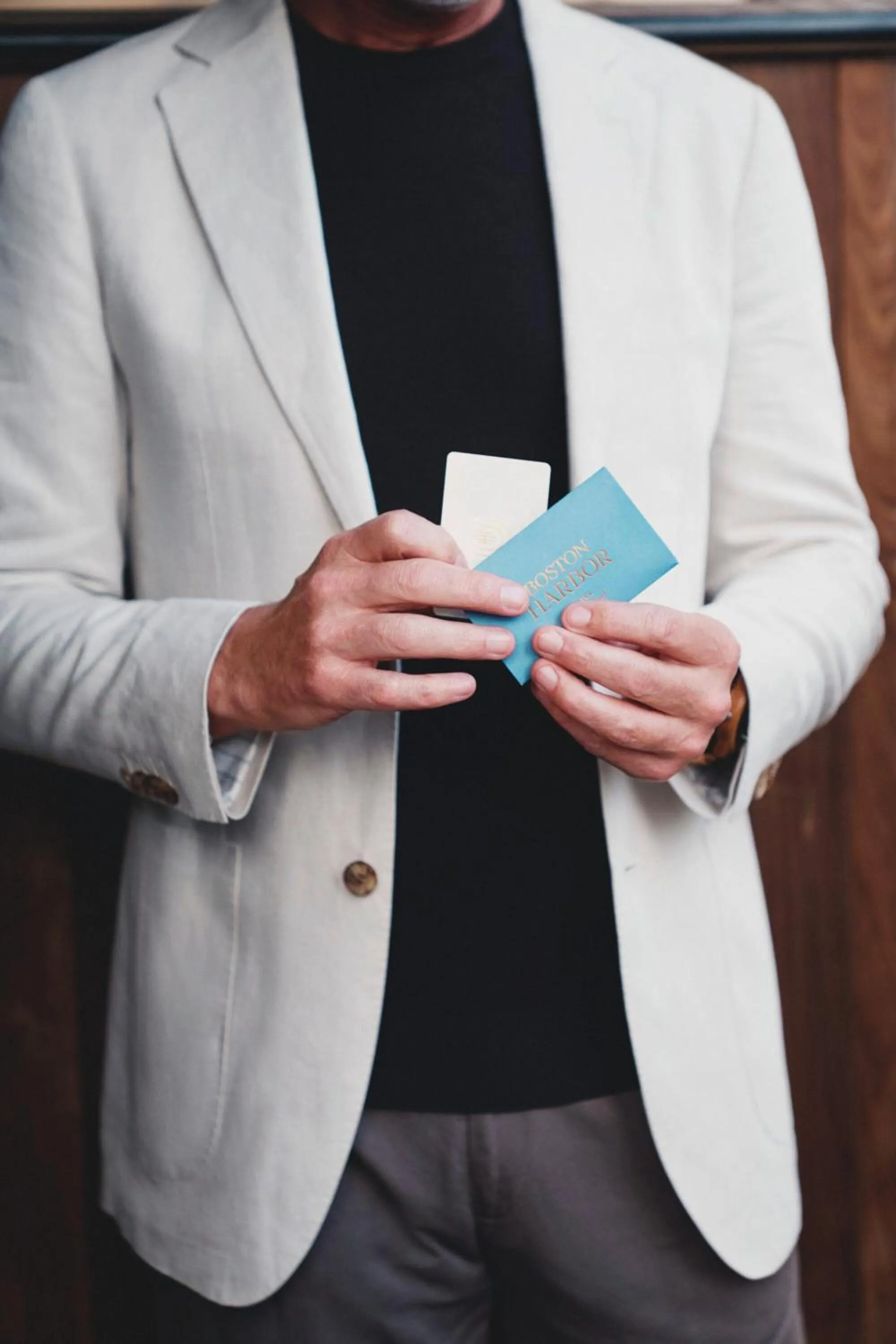 People in Boston Harbor Hotel