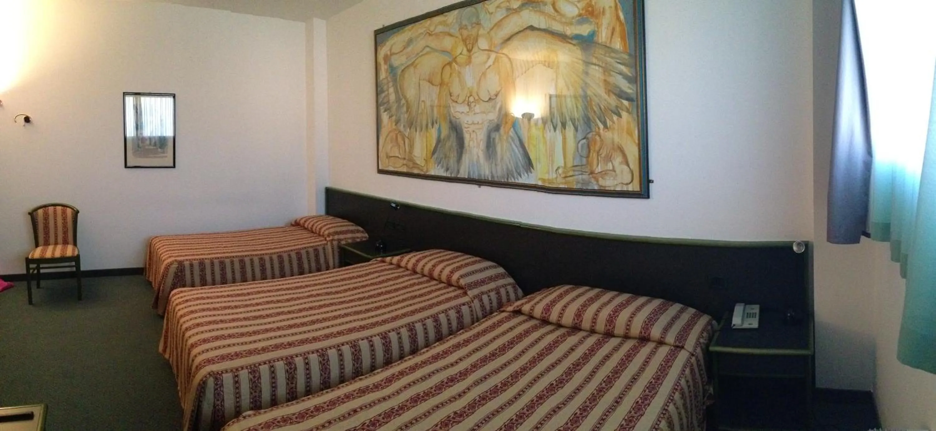 Bed in Green Hotel