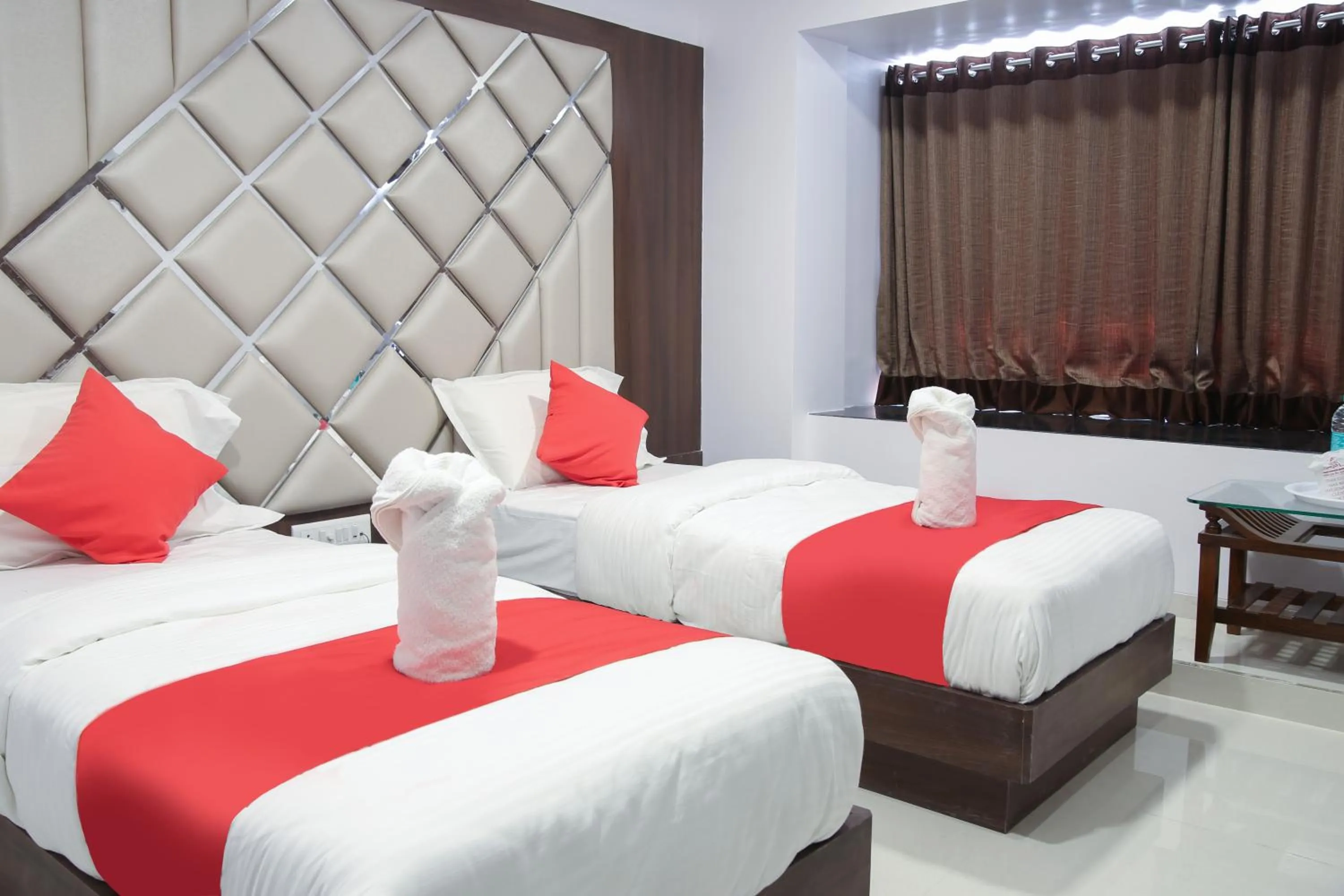 Bed in Hotel Apple Inn