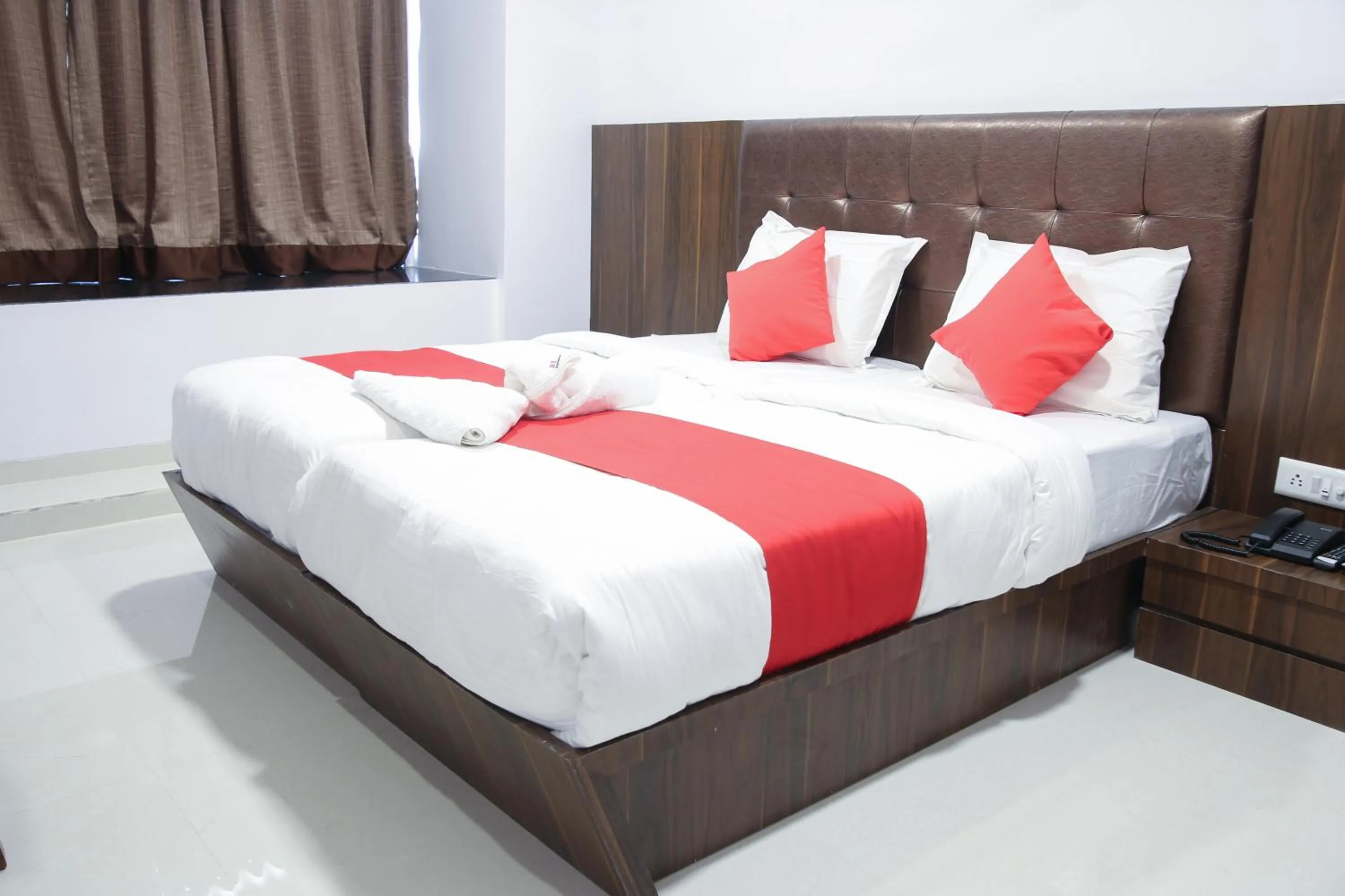 Bed in Hotel Apple Inn