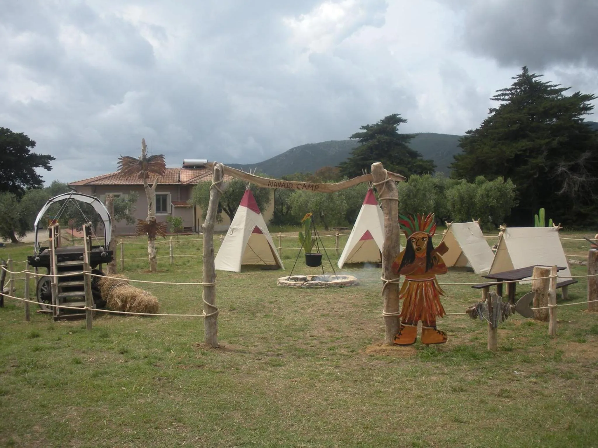 Children play ground in Residence il Mandorlo