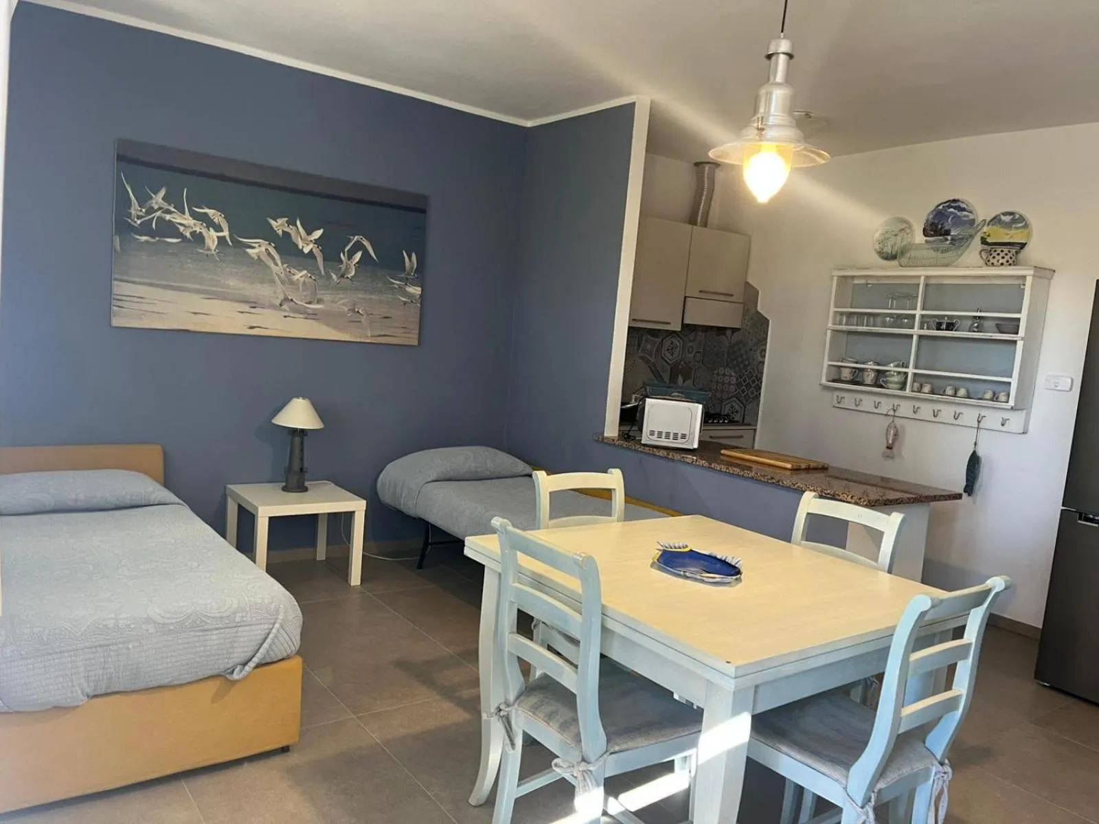 Kitchen or kitchenette, Bed in Residence il Mandorlo