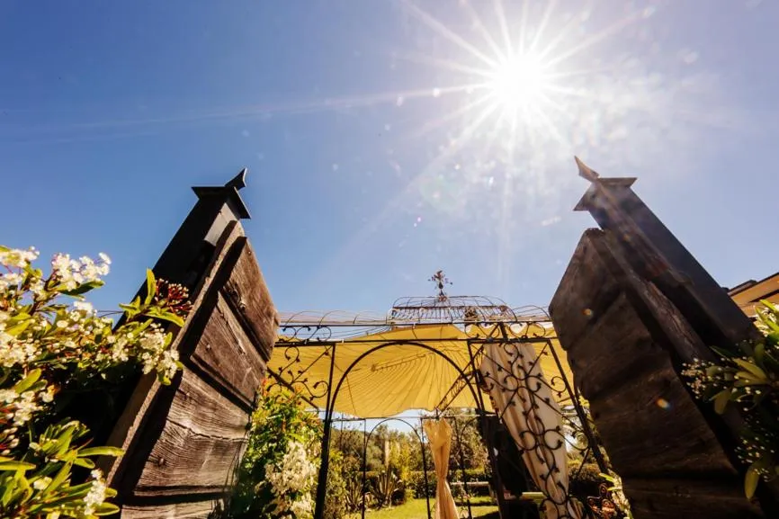 Garden view in Residence il Mandorlo