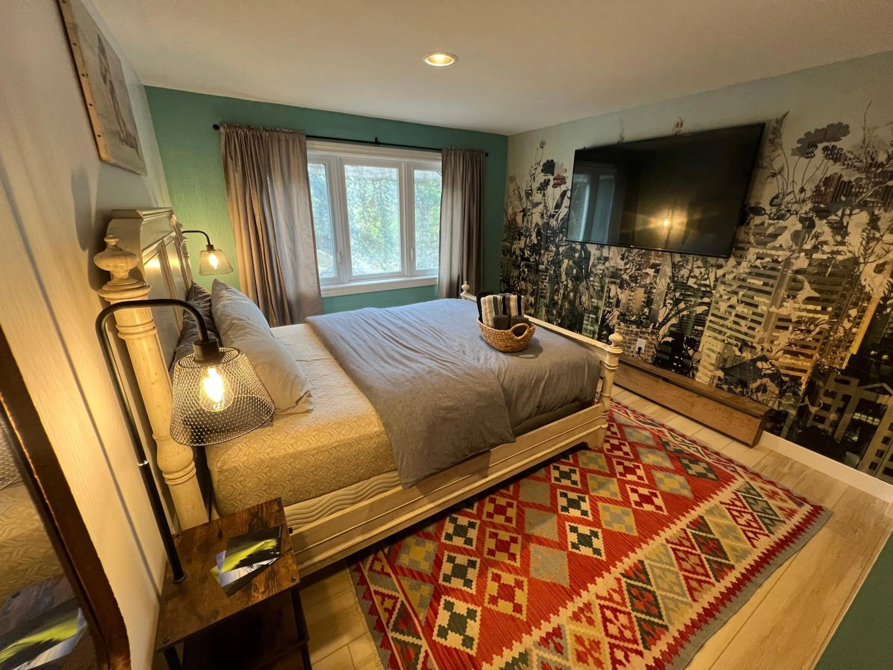 Bedroom, Bed in 好丘。Hacho House