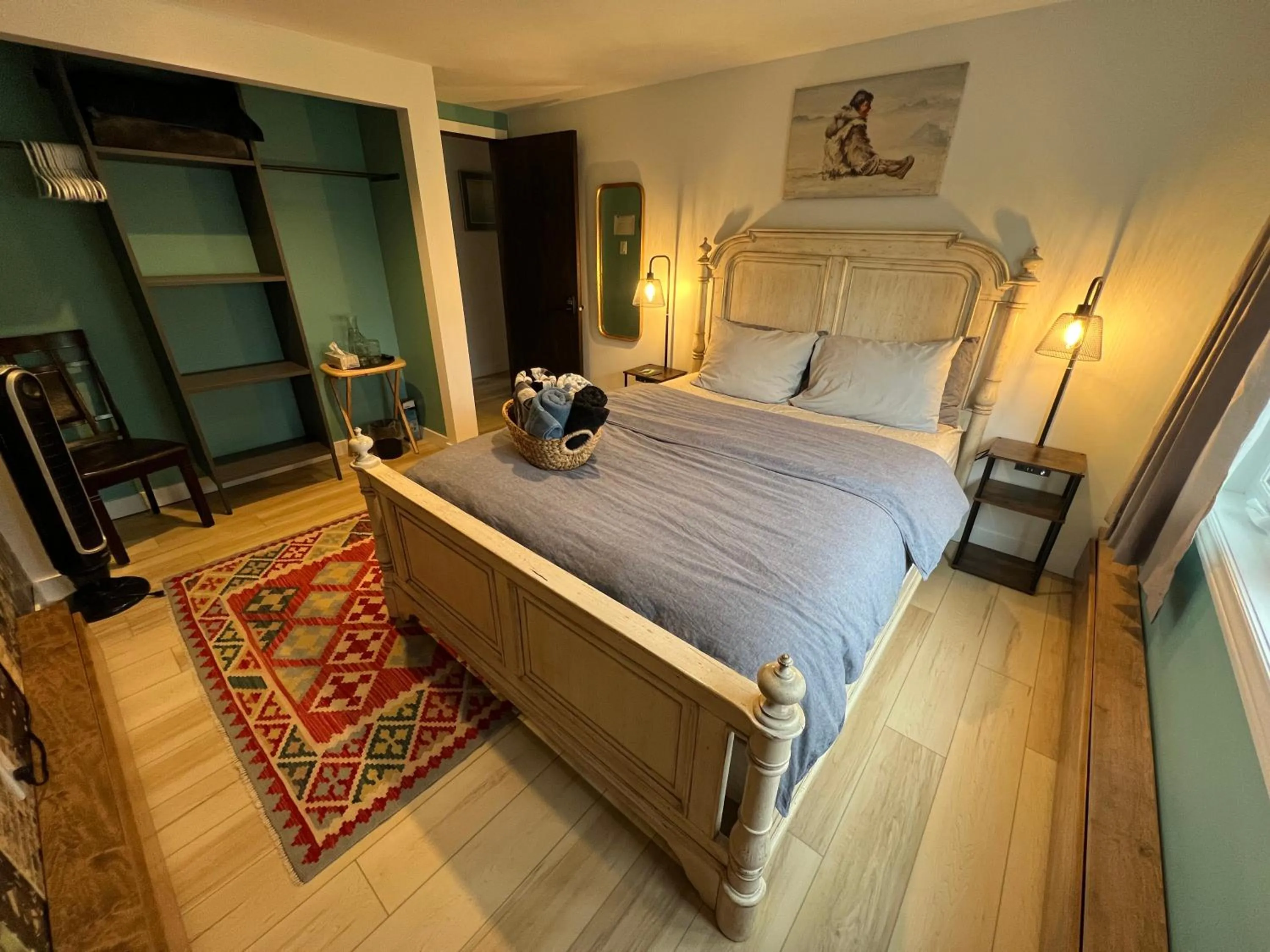 Bedroom, Bed in 好丘。Hacho House