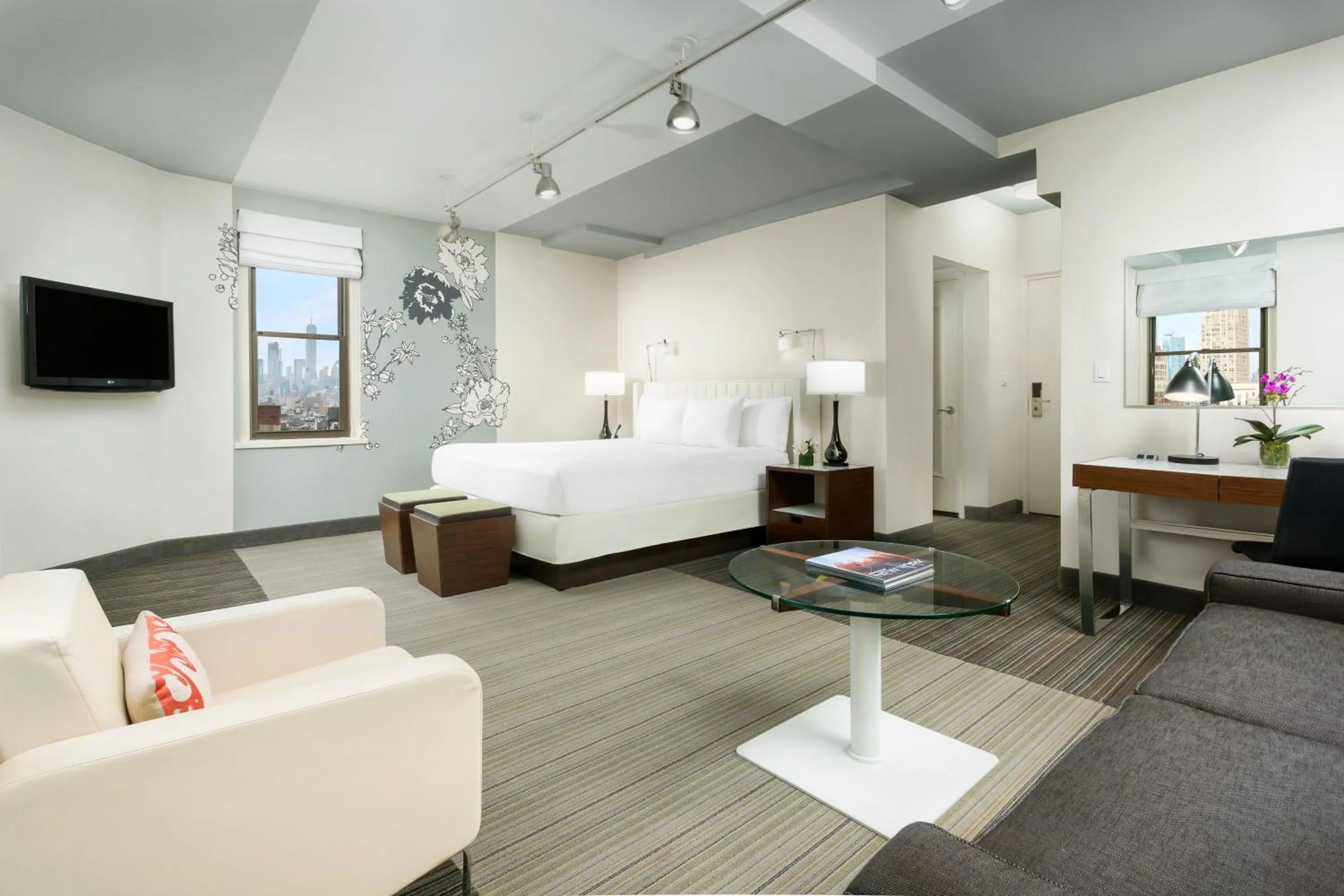 Photo of the whole room in Manhattan NYC-an Affinia Hotel