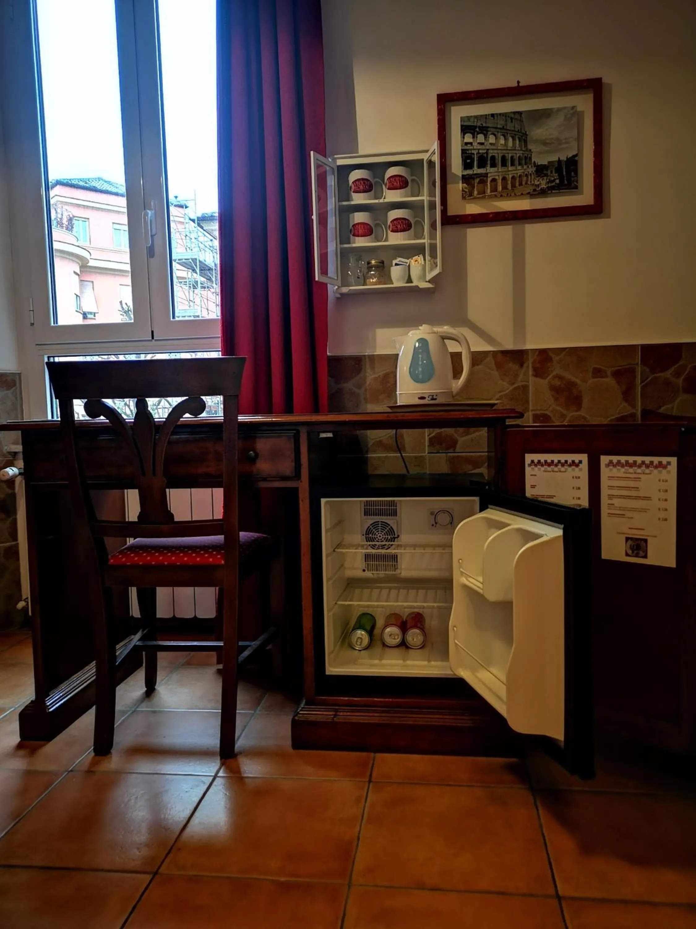 Seating area in Vecchia Roma Resort