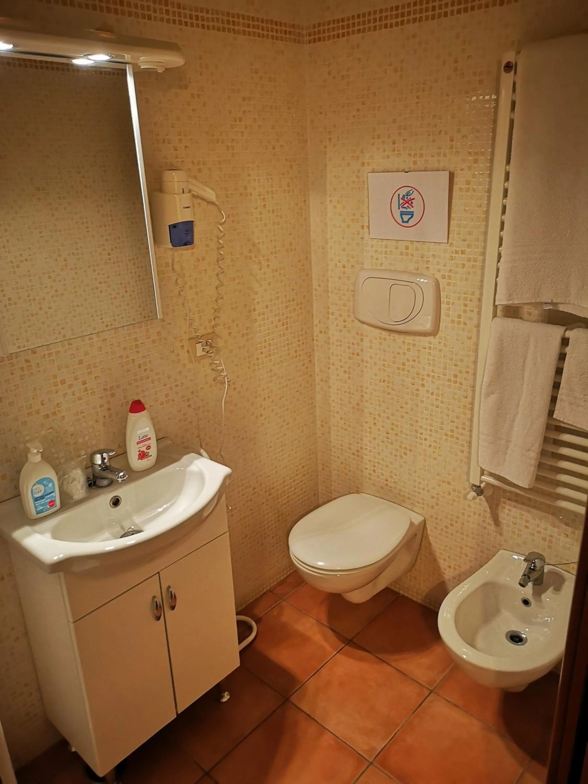 Bathroom in Vecchia Roma Resort