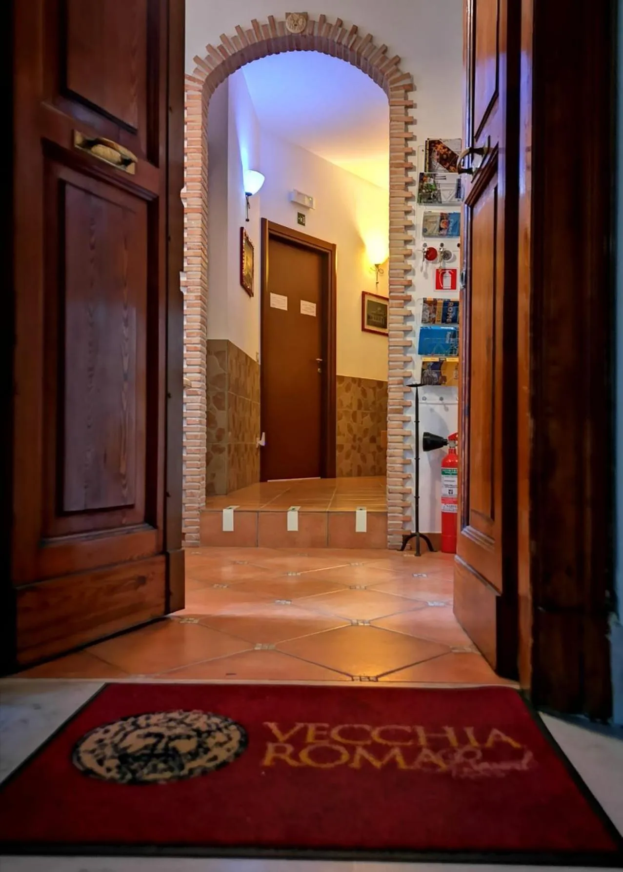 Lobby or reception in Vecchia Roma Resort