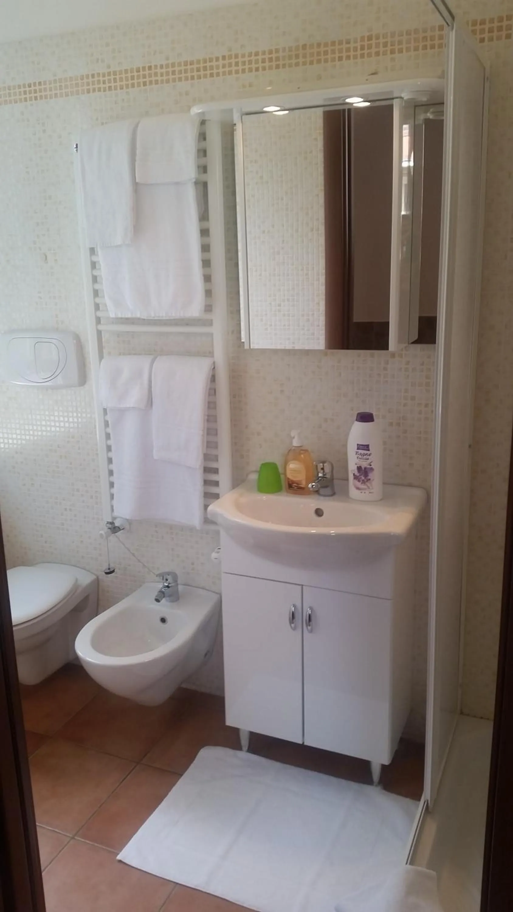 Bathroom in Vecchia Roma Resort