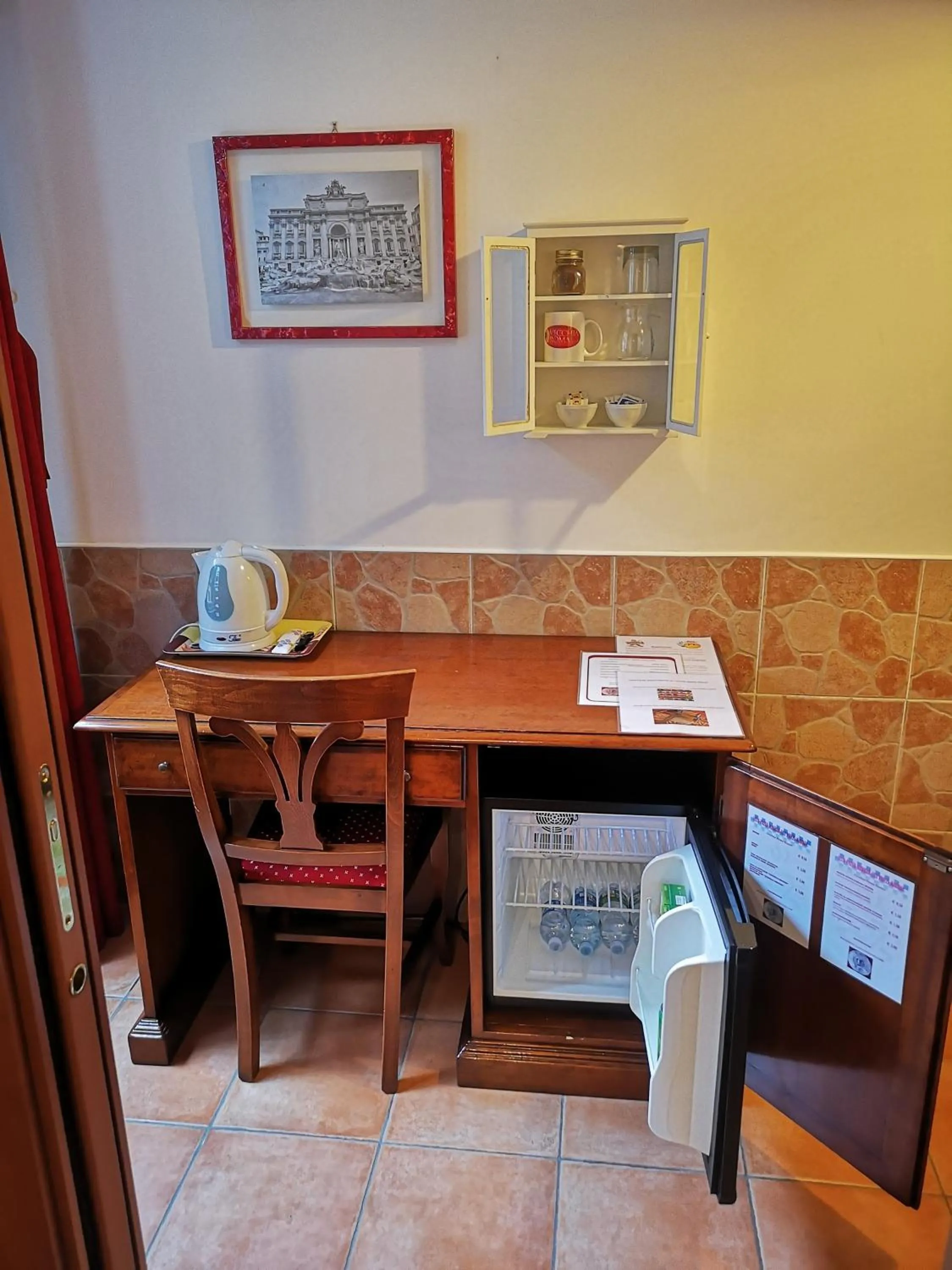 Seating area in Vecchia Roma Resort