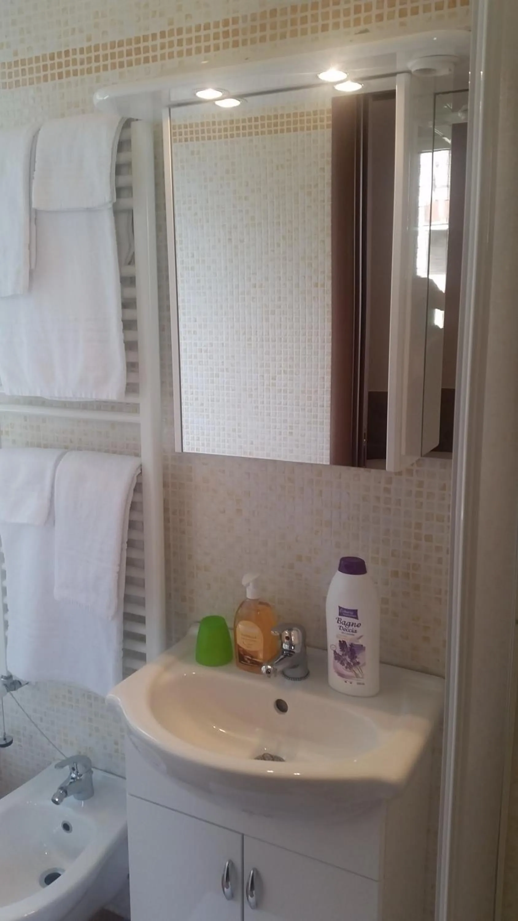 Bathroom in Vecchia Roma Resort