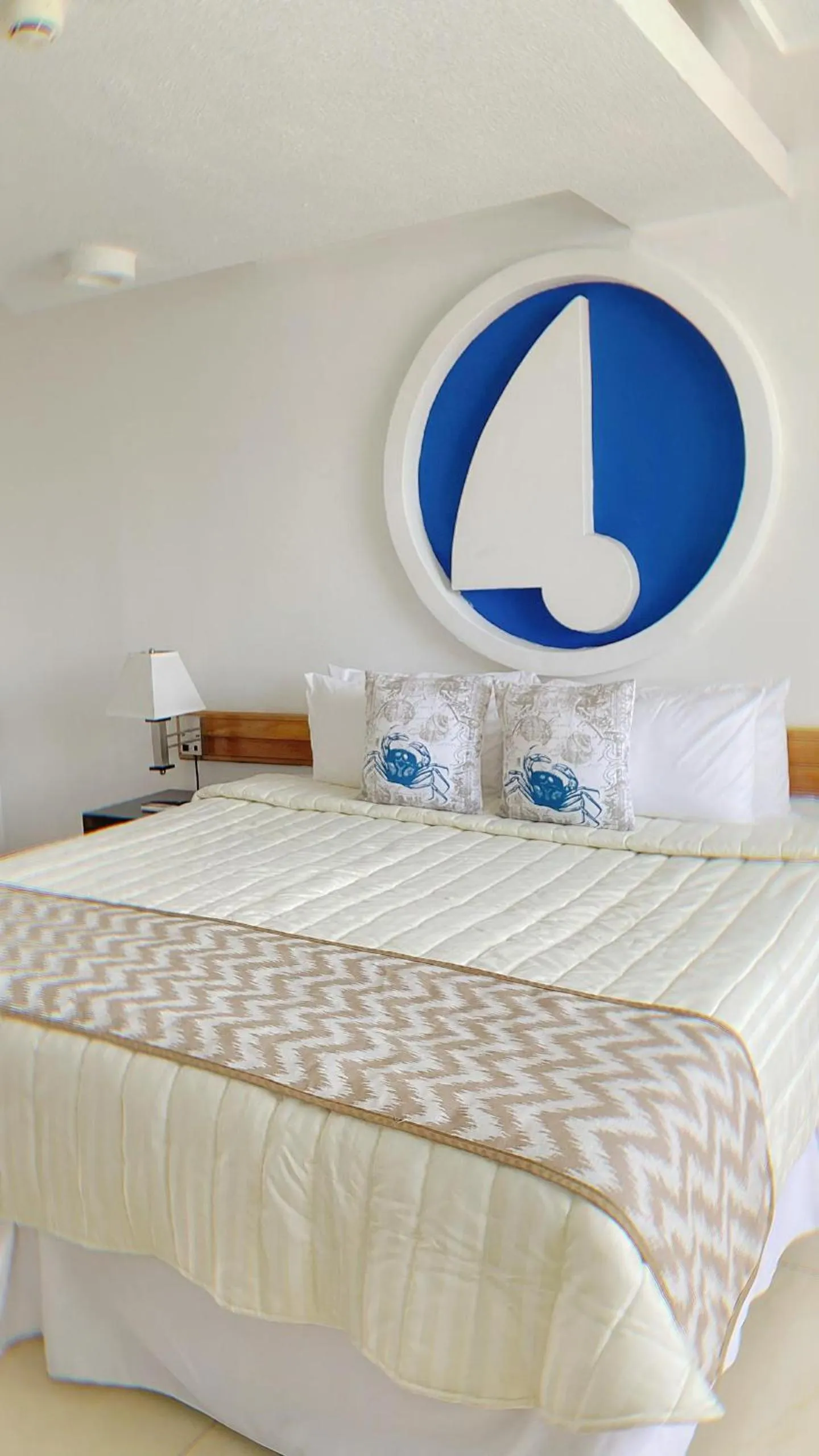 Bed in Aquarius Hotel Boutique