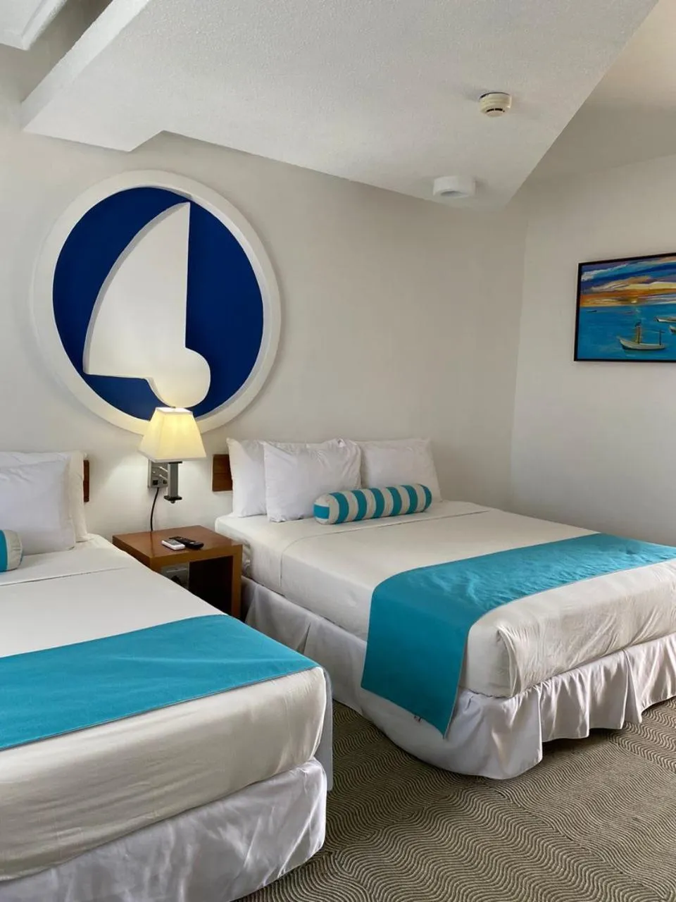 Photo of the whole room, Bed in Aquarius Hotel Boutique