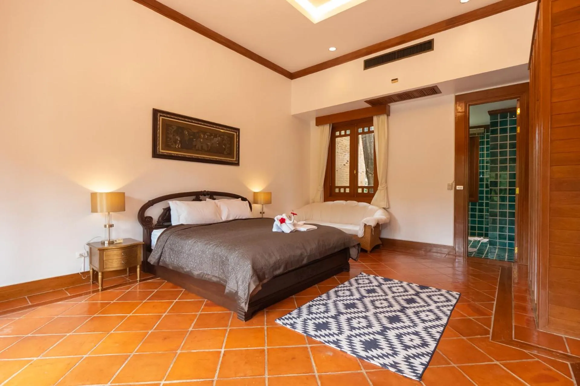 Bed in Chayana Resort