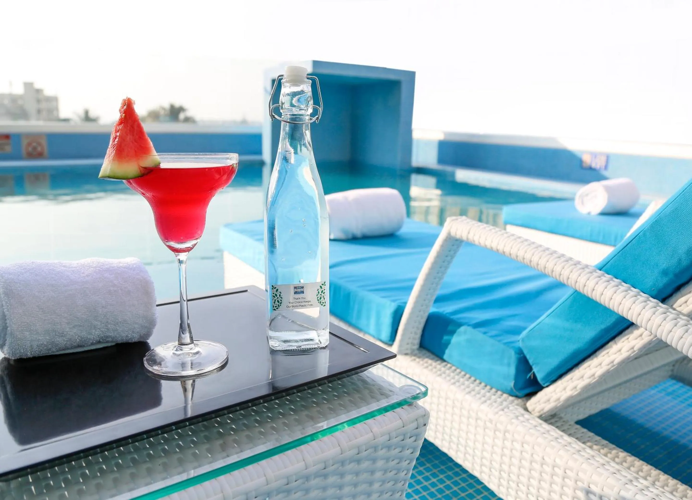 Swimming pool in Royal Hometel Suites