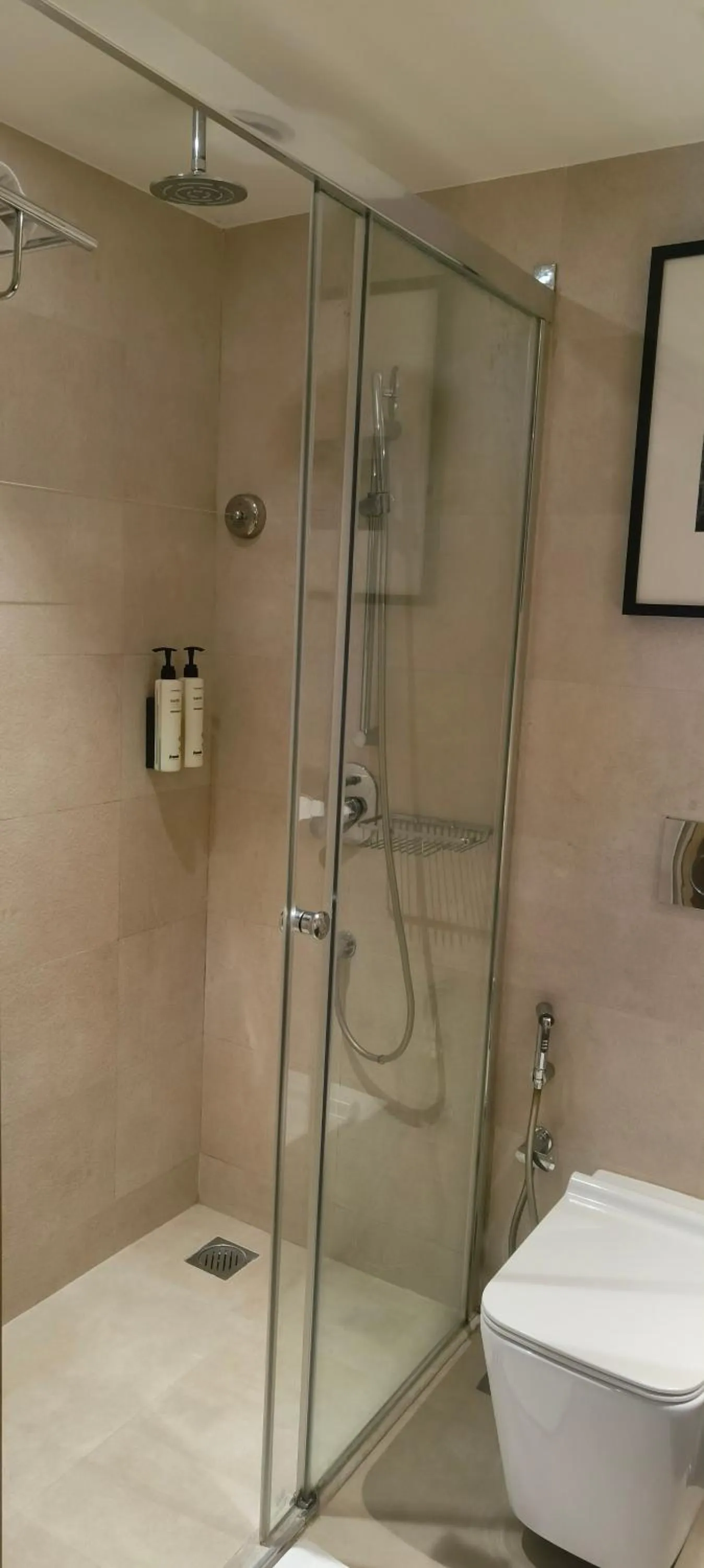 Shower in Royal Hometel Suites