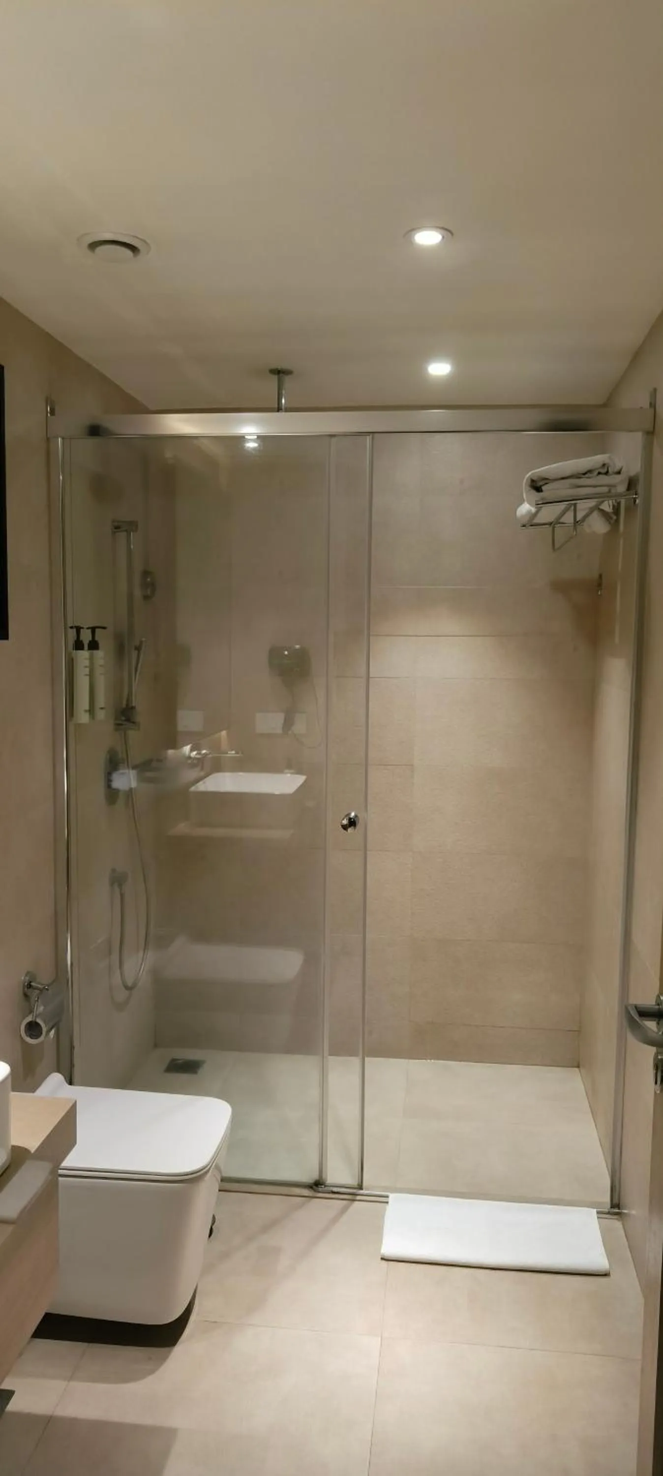 Shower in Royal Hometel Suites