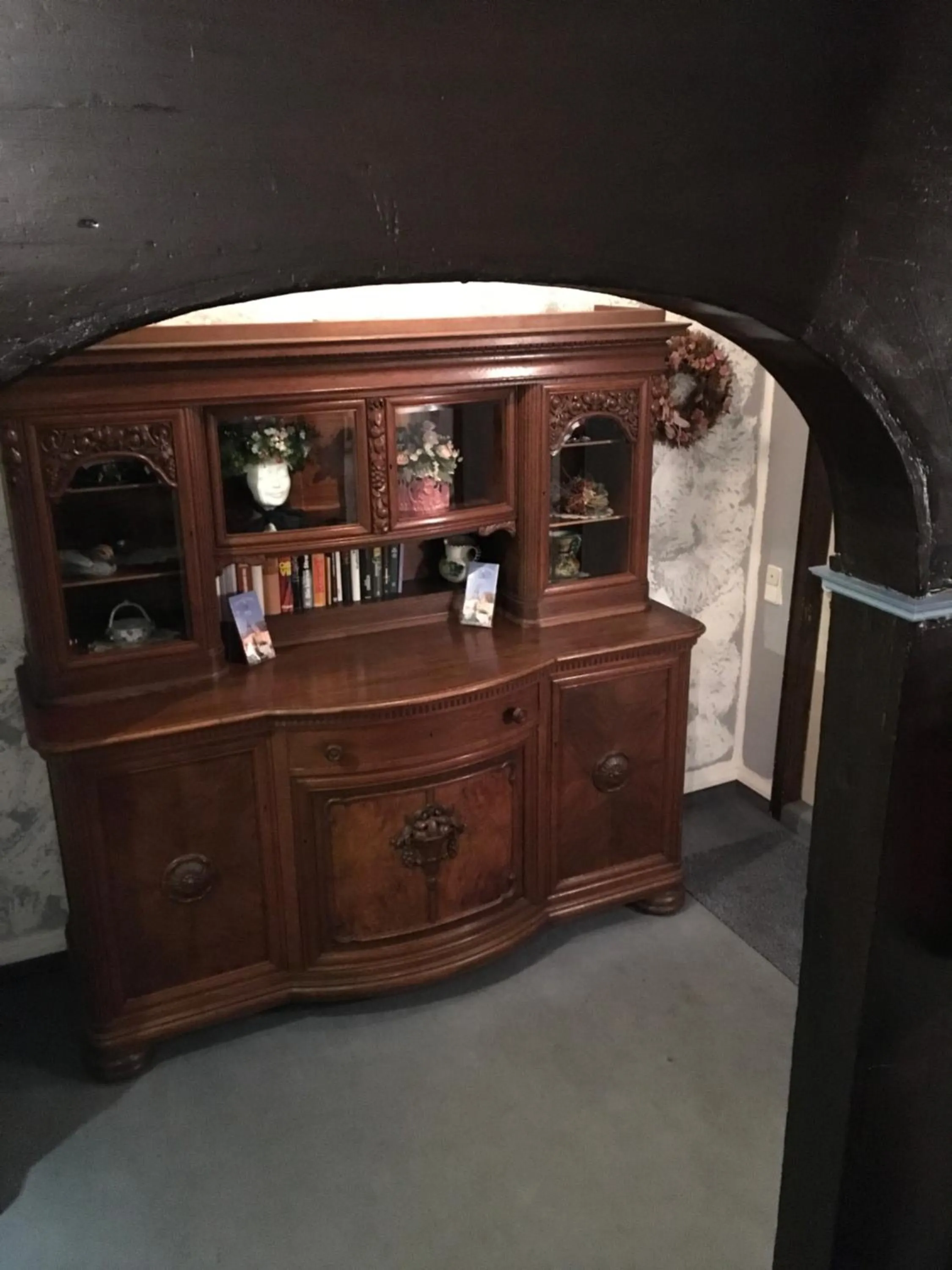 Decorative detail in Hostaria del Castello