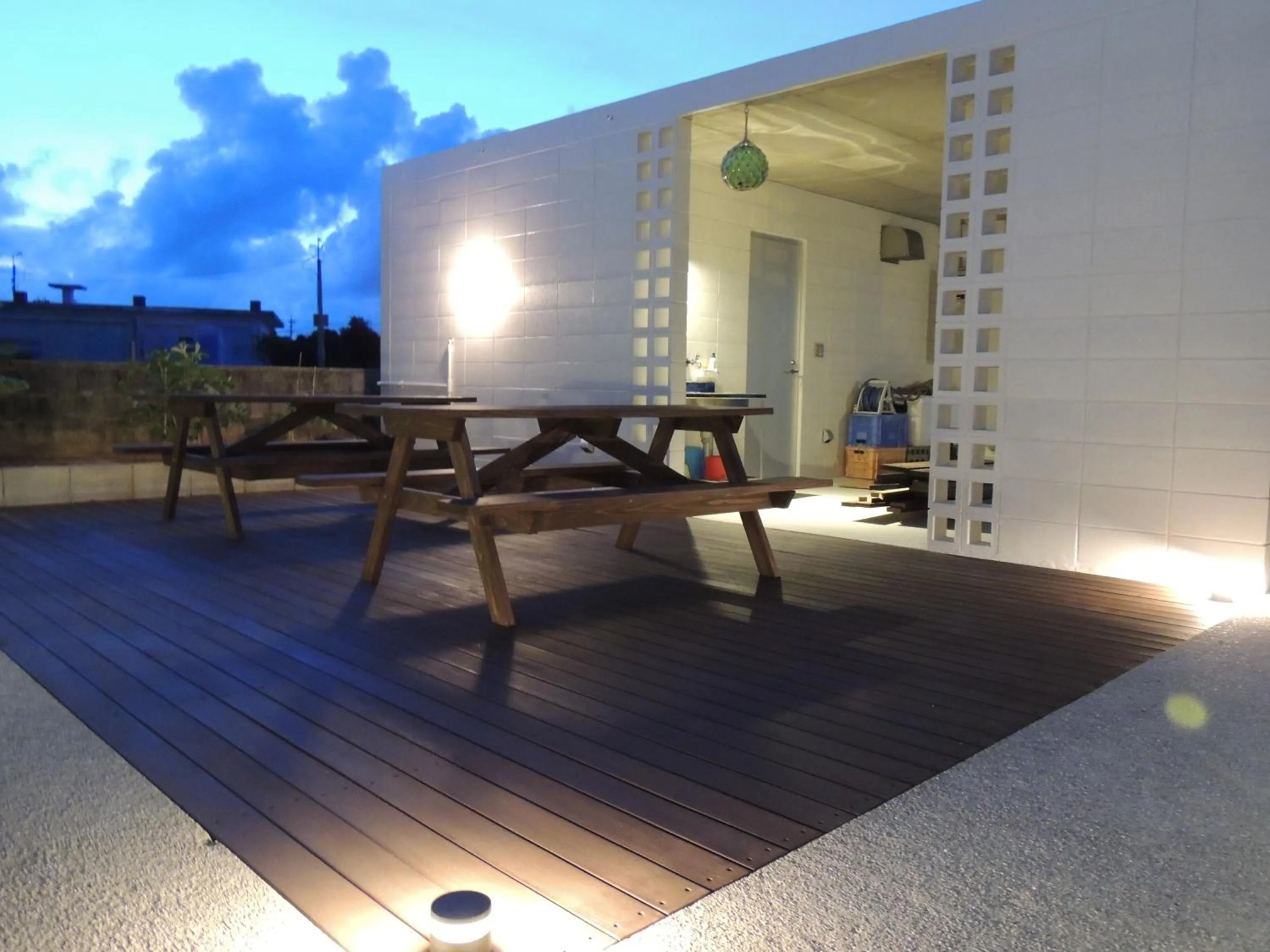 Patio in Umi no Yado Umikaze