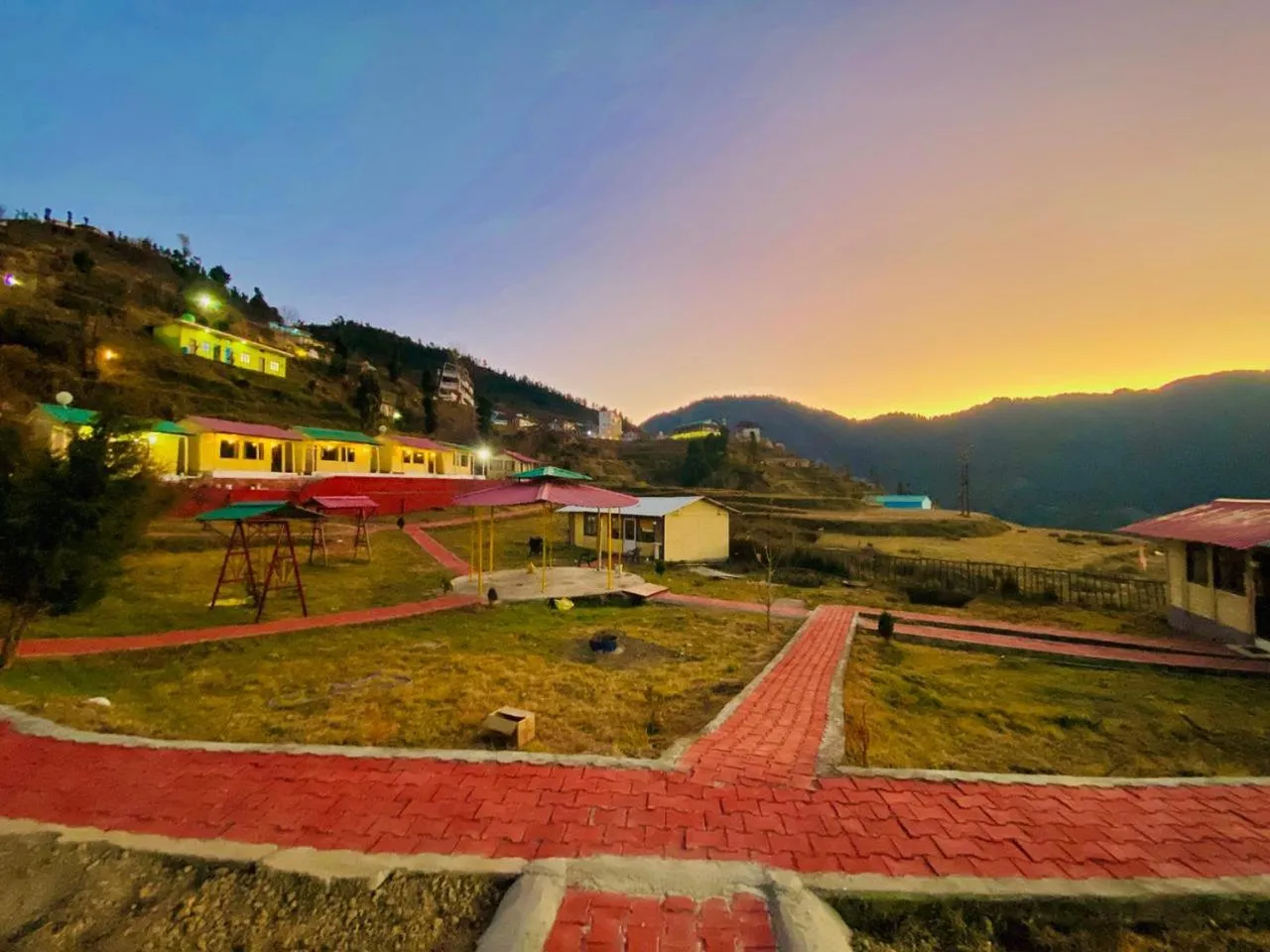 Property building in Bamboo Junction Resort - Kanatal, Valley & Mountain View