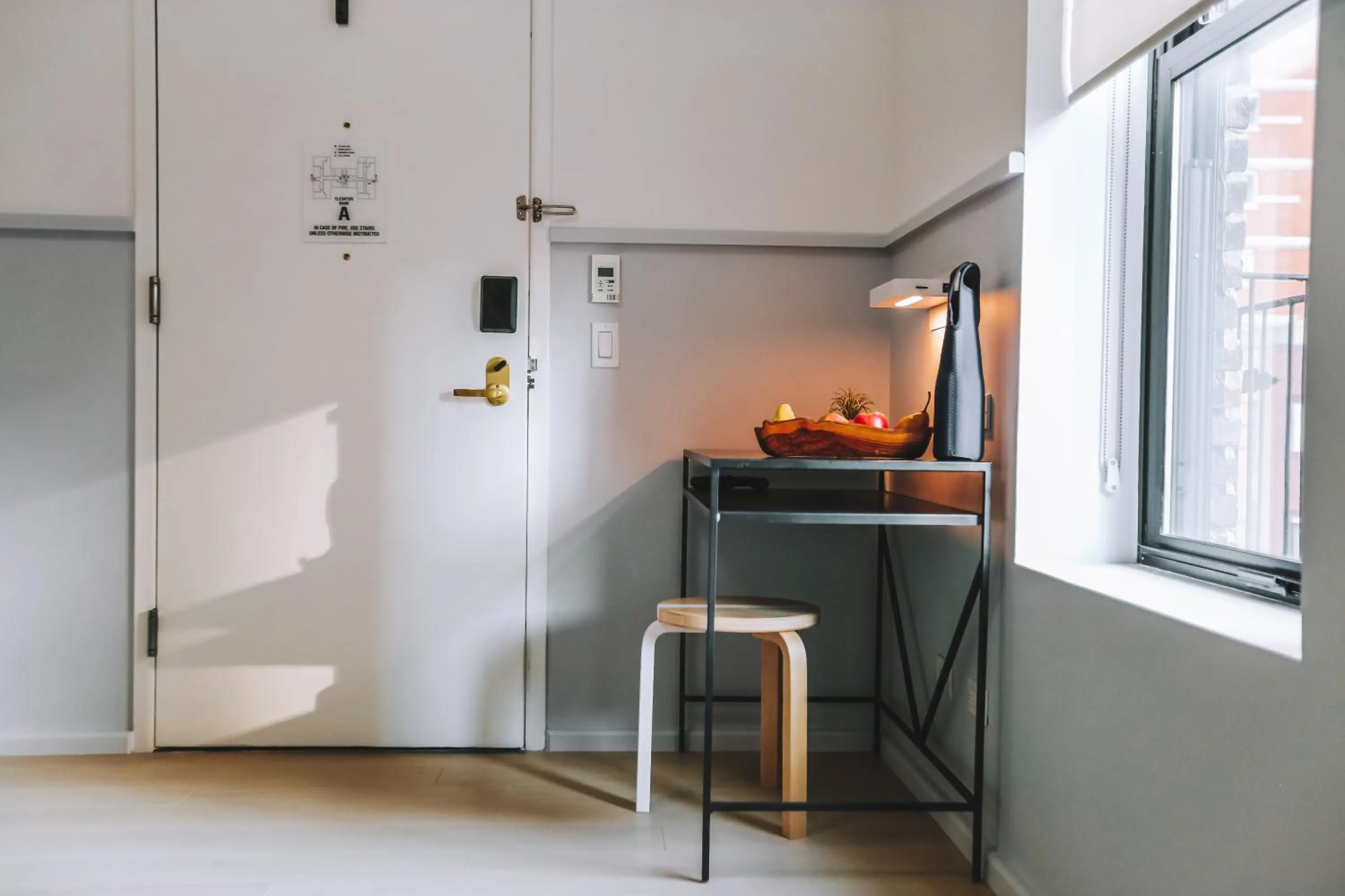 Bedroom, Kitchen/Kitchenette in Washington Jefferson Hotel - Times Square North