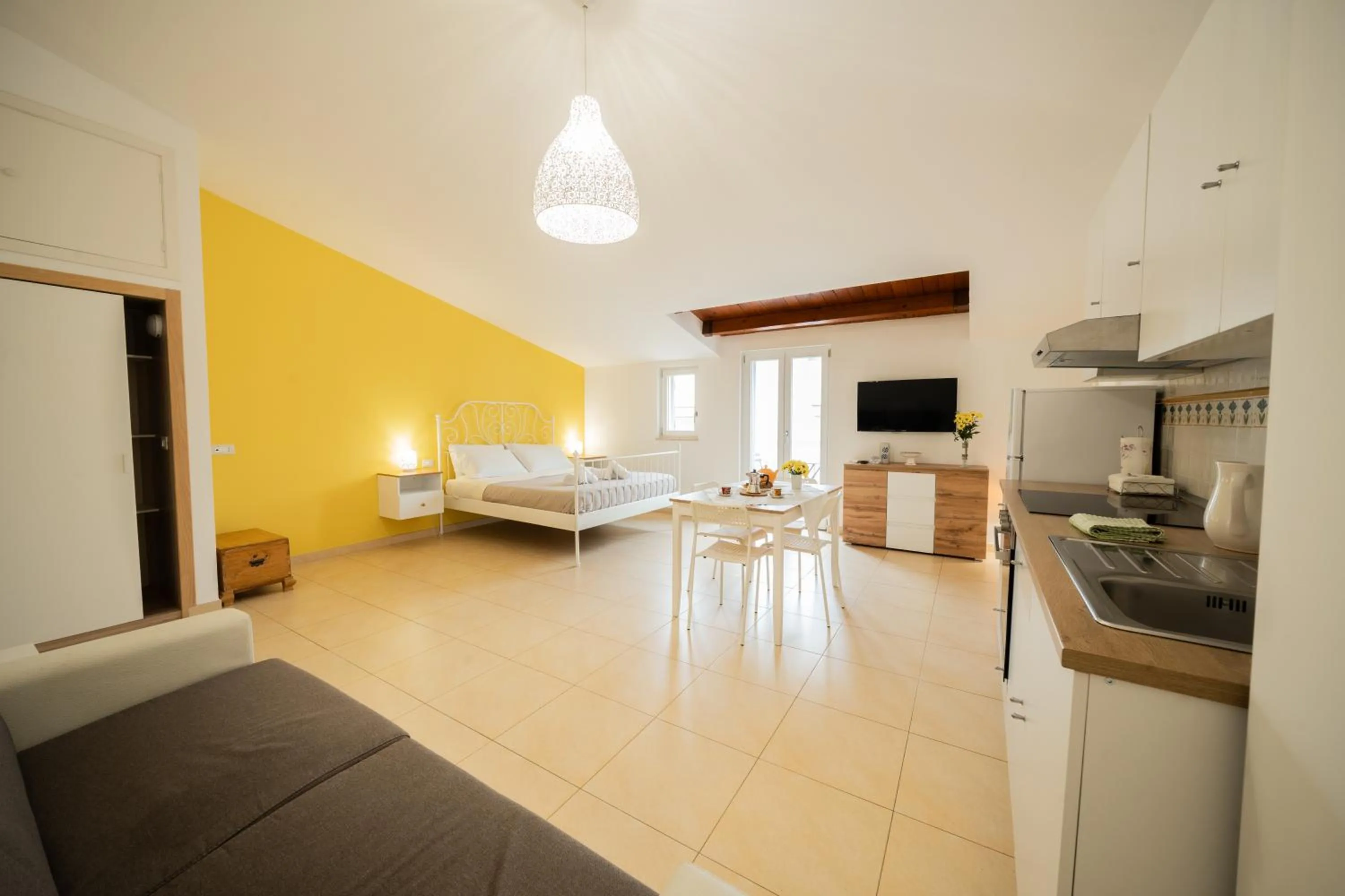 Seating area, Bed in ALLOGGI DEL SOLE