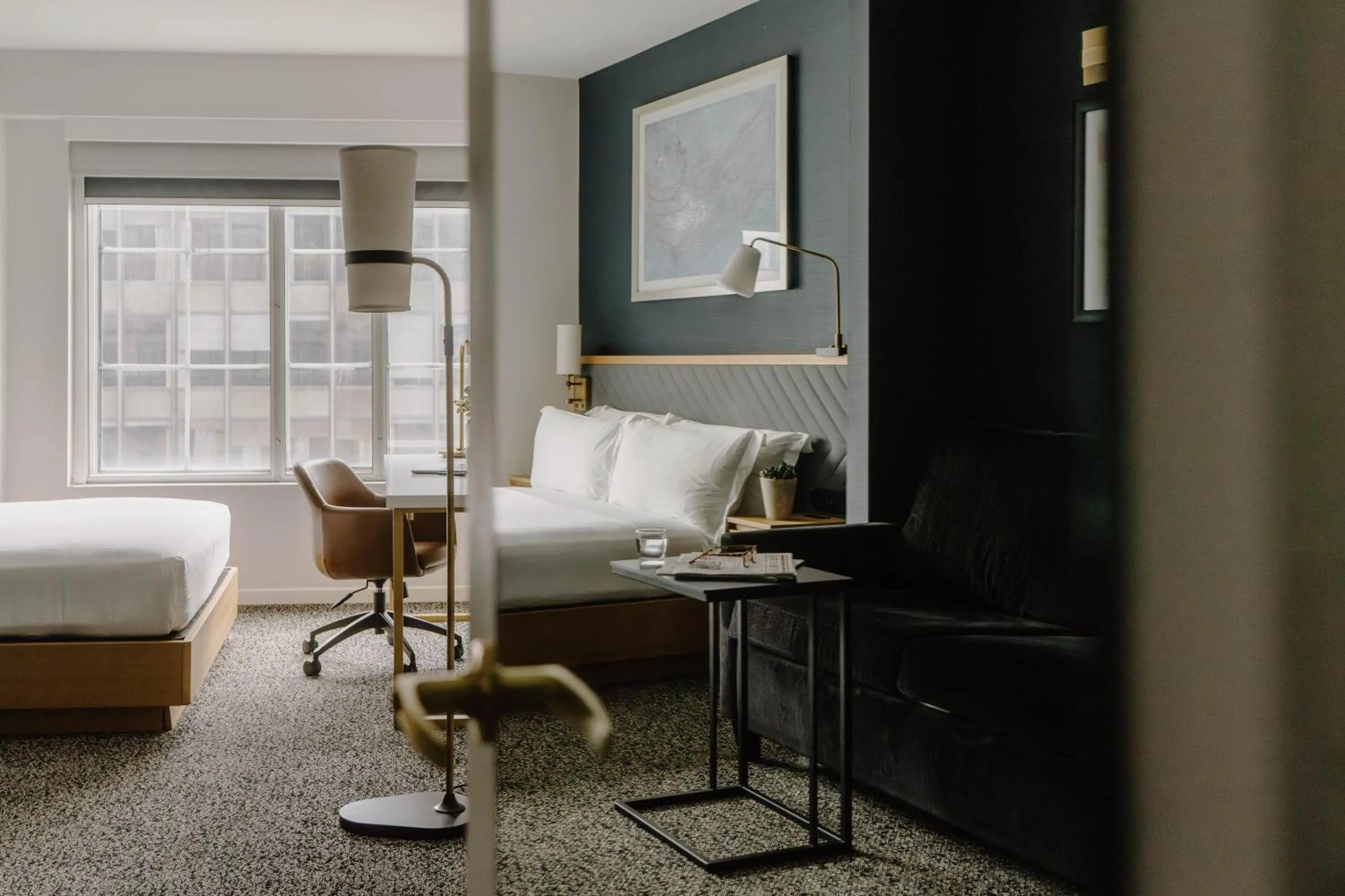 Bedroom, Bed in Club Quarters Hotel White House, Washington DC