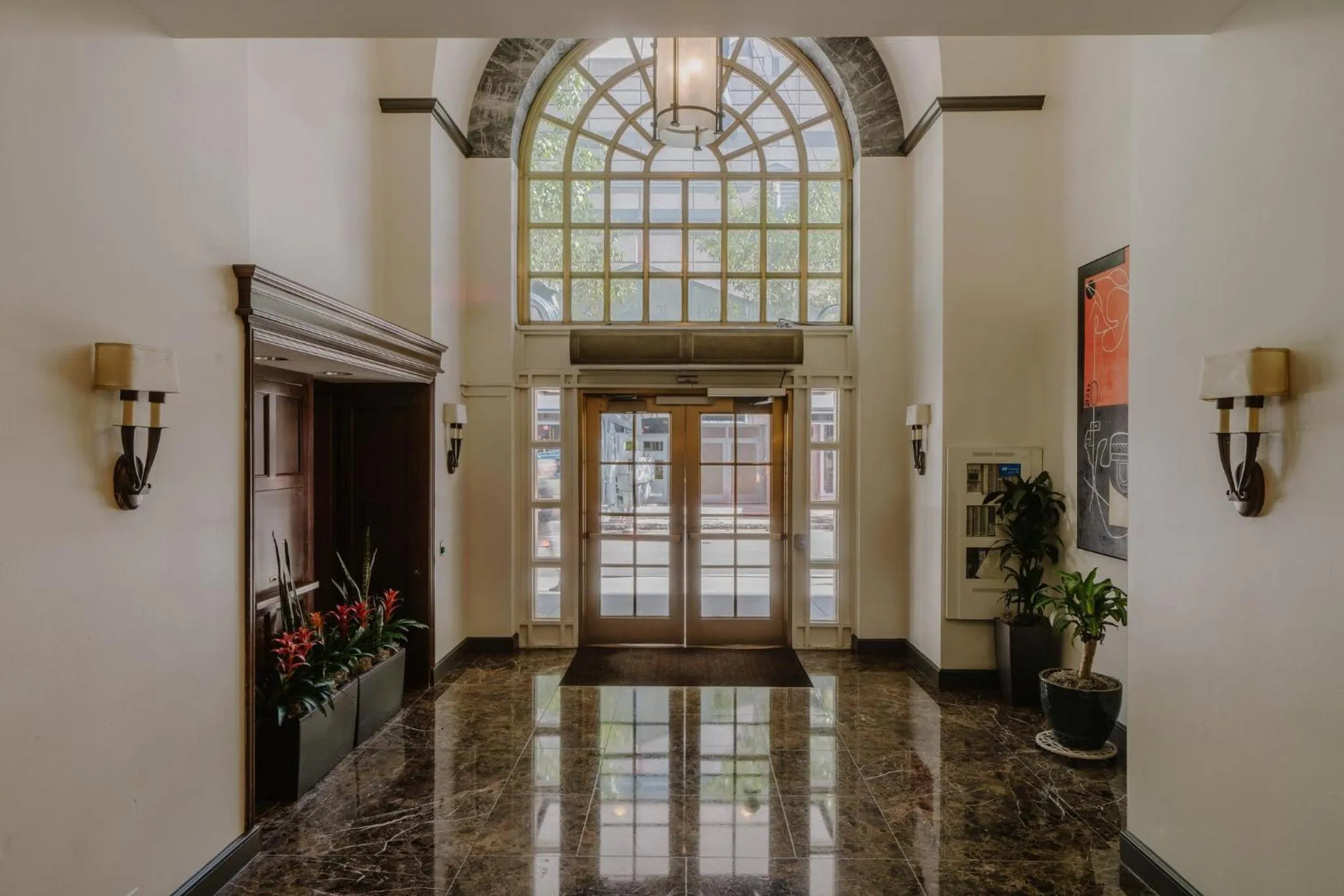 Decorative detail in Club Quarters Hotel Rittenhouse Square, Philadelphia