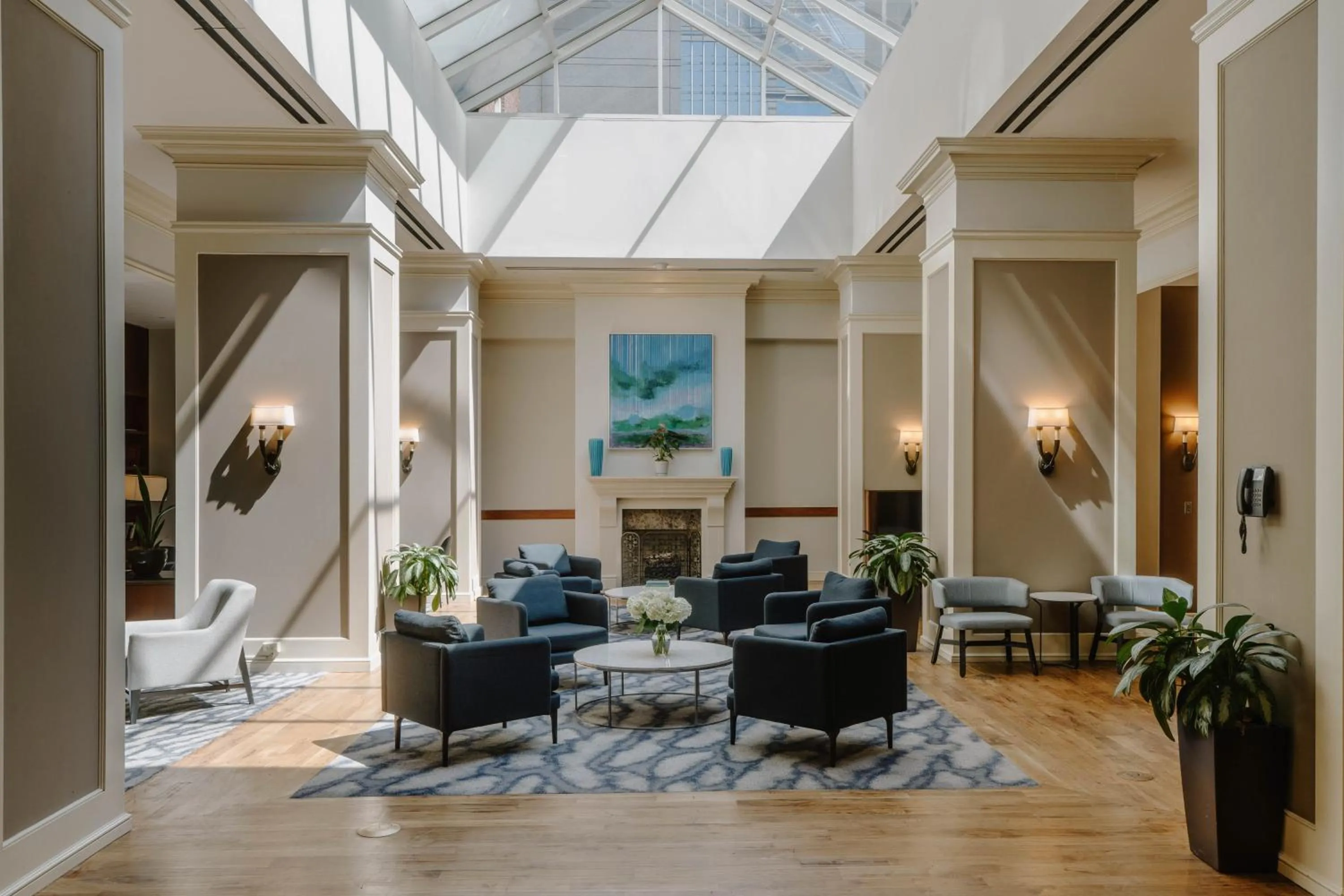 Lobby or reception in Club Quarters Hotel Rittenhouse Square, Philadelphia