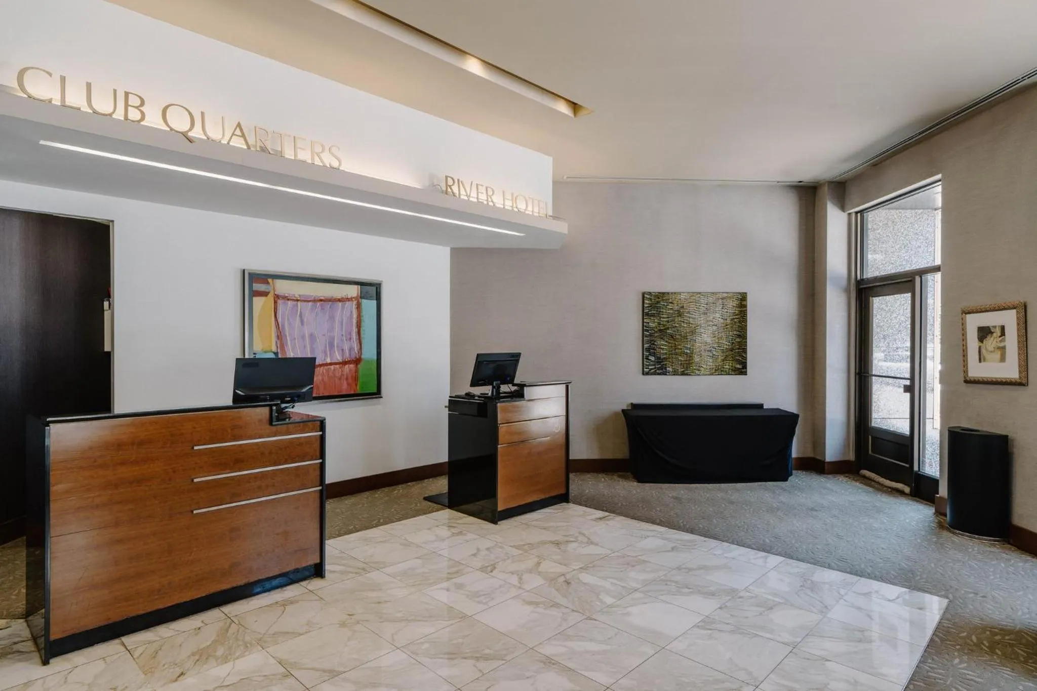 Lobby or reception in Club Quarters Hotel Wacker at Michigan, Chicago