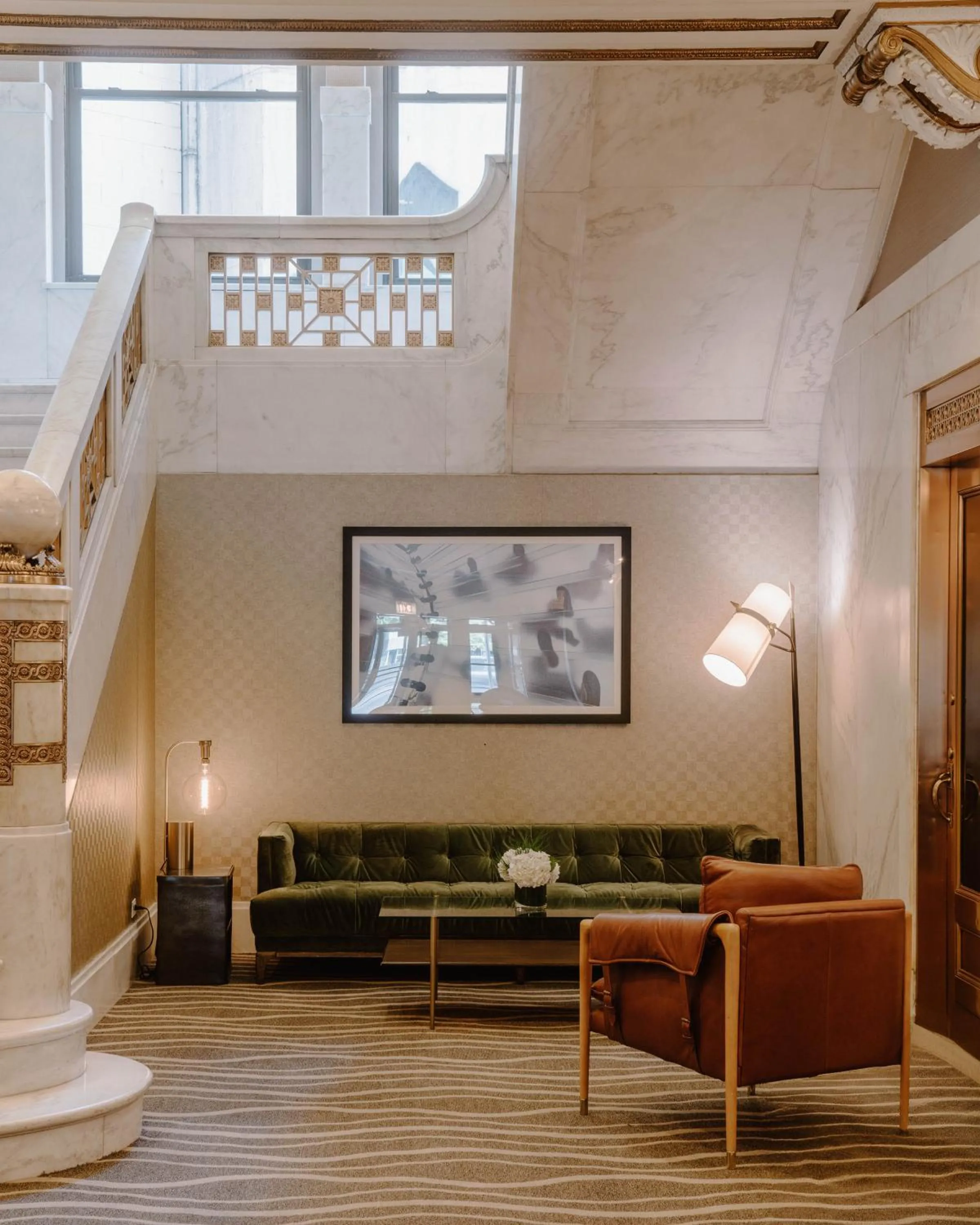 Lobby or reception in Club Quarters Hotel Wacker at Michigan, Chicago