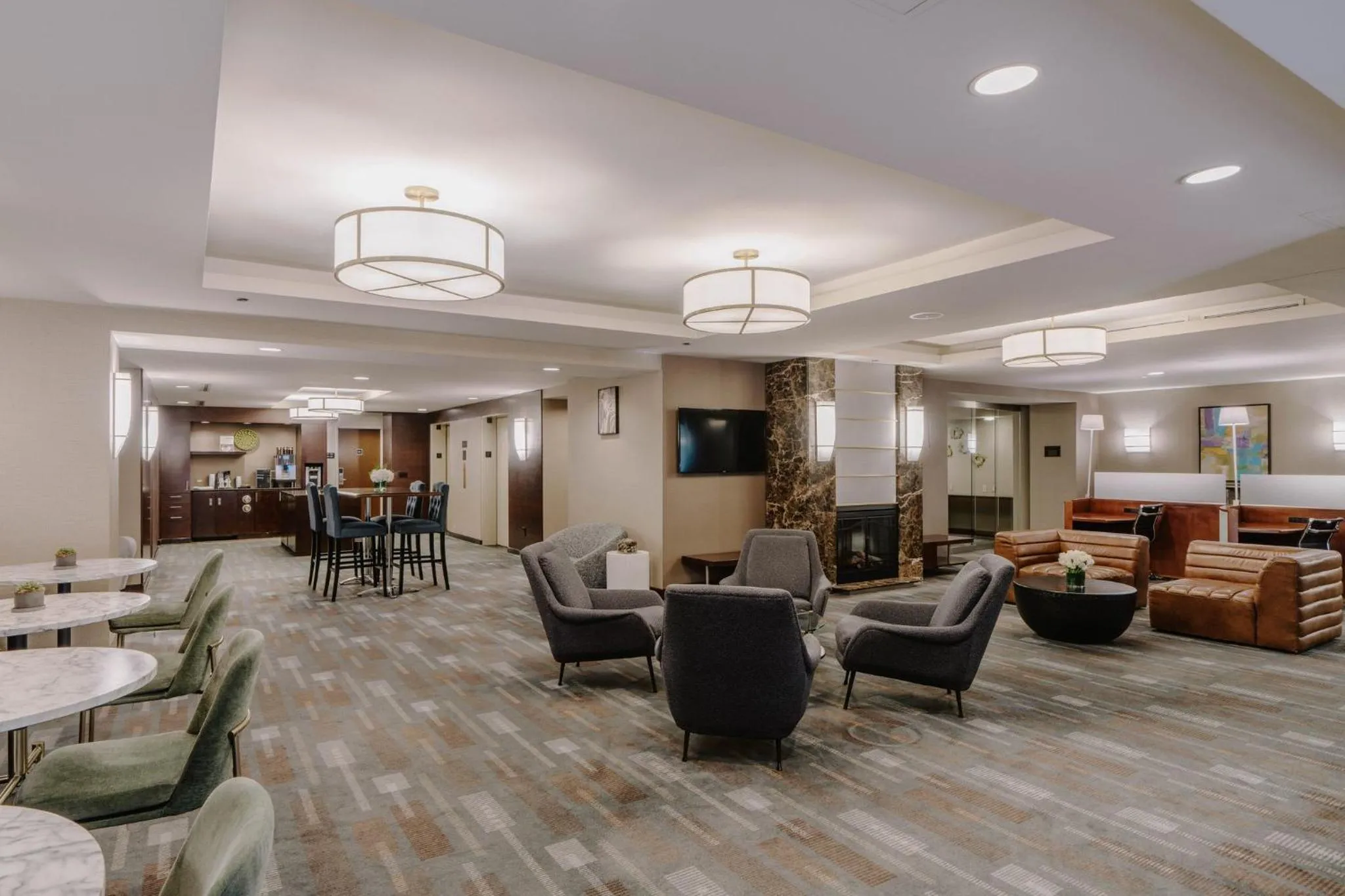 Lobby or reception in Club Quarters Hotel Wacker at Michigan, Chicago