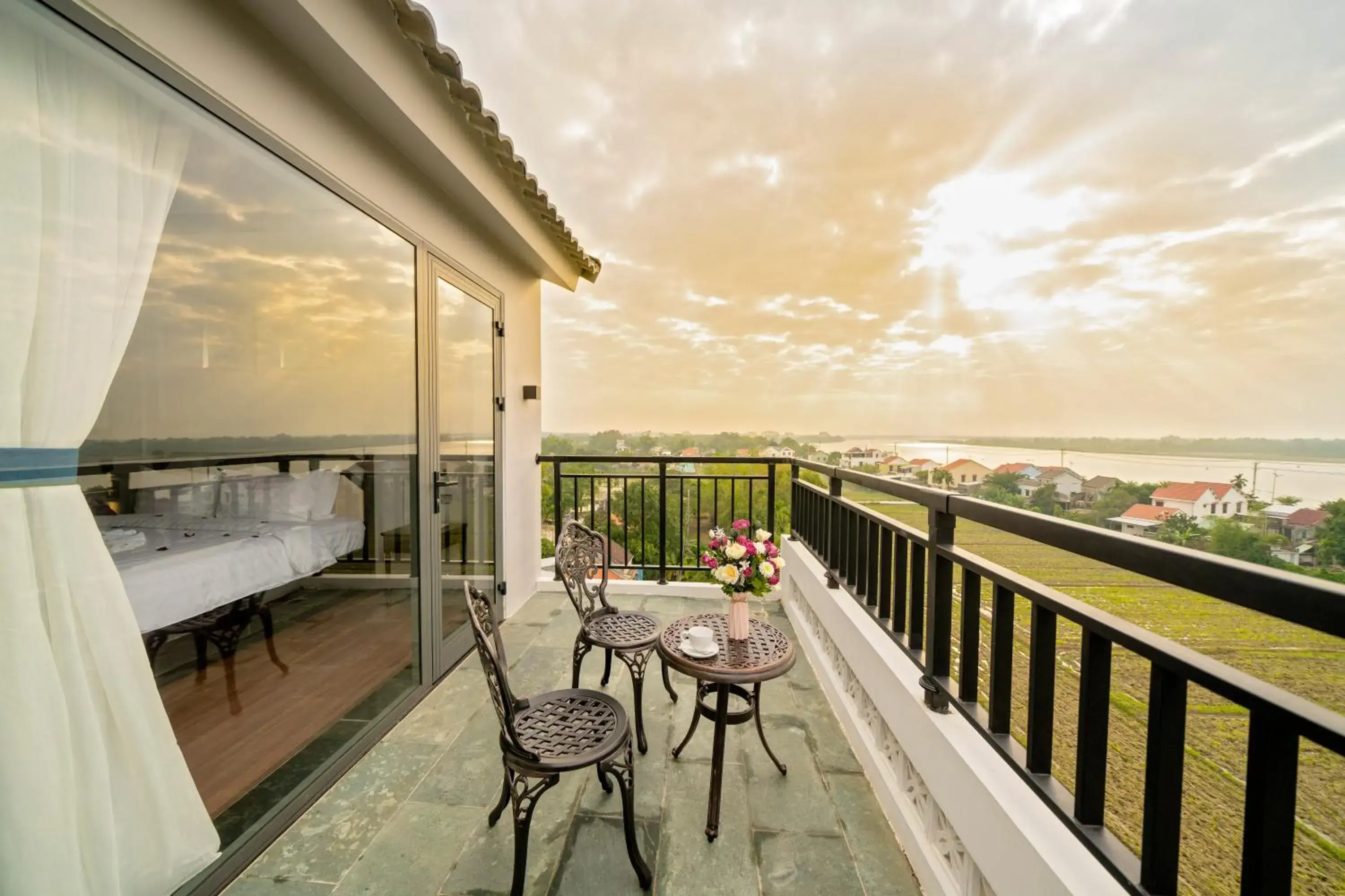 Executive Suite Triple Room with Balcony in Eco Lux Riverside Hotel & Spa Executive Suite Triple Room with Balcony in Eco Lux Riverside Hotel & Spa