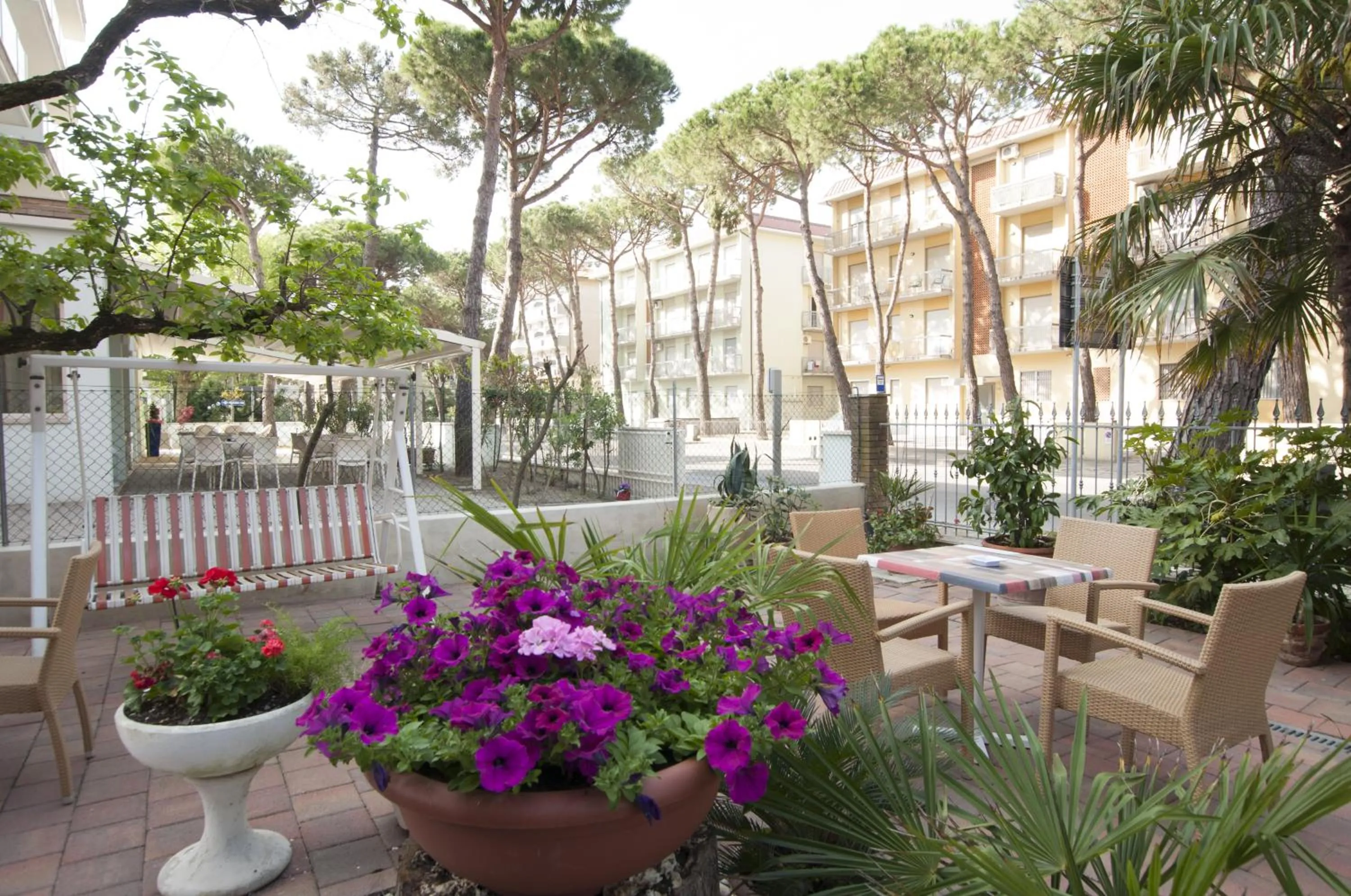 Patio in Hotel Edelweiss