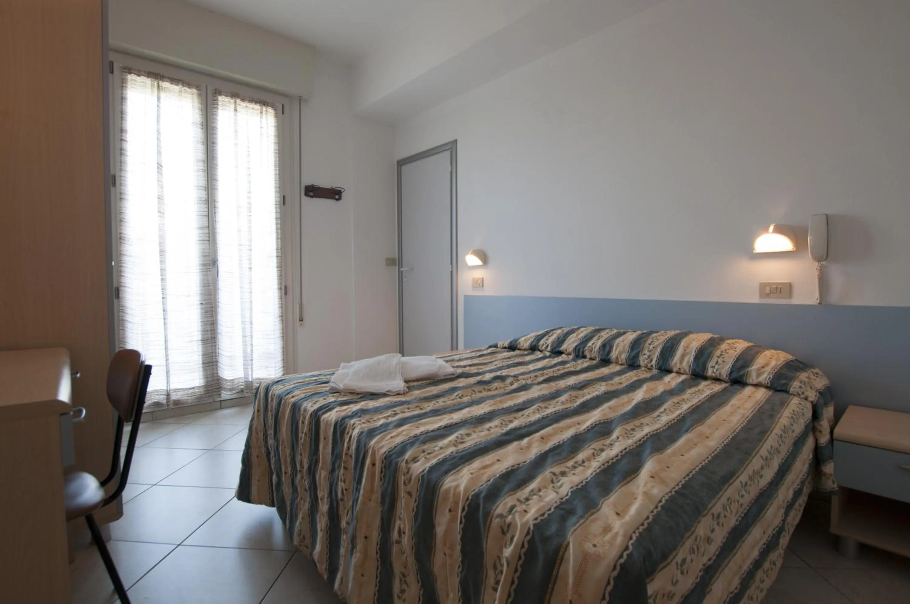 Bed in Hotel Edelweiss