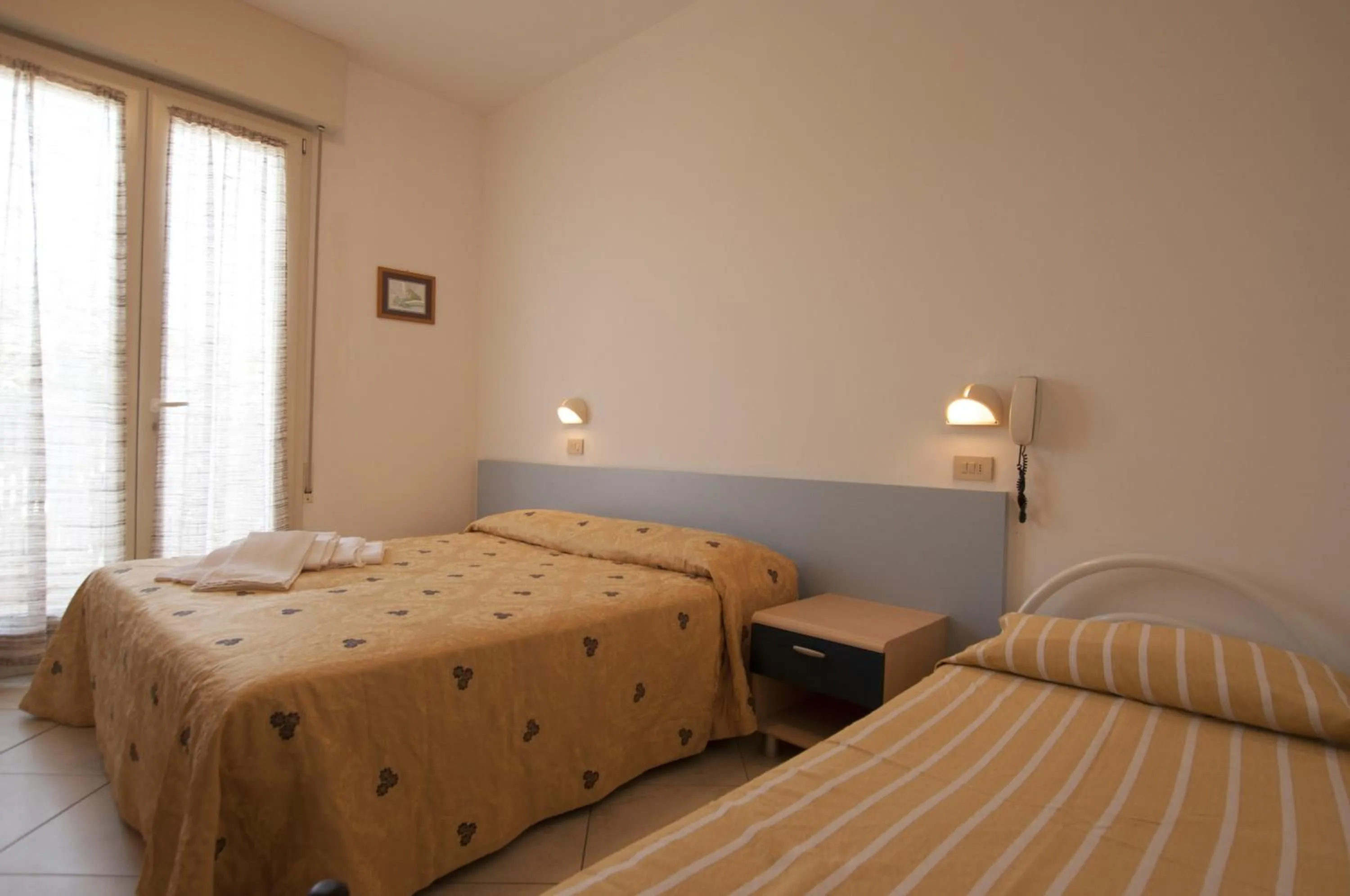 Bed in Hotel Edelweiss