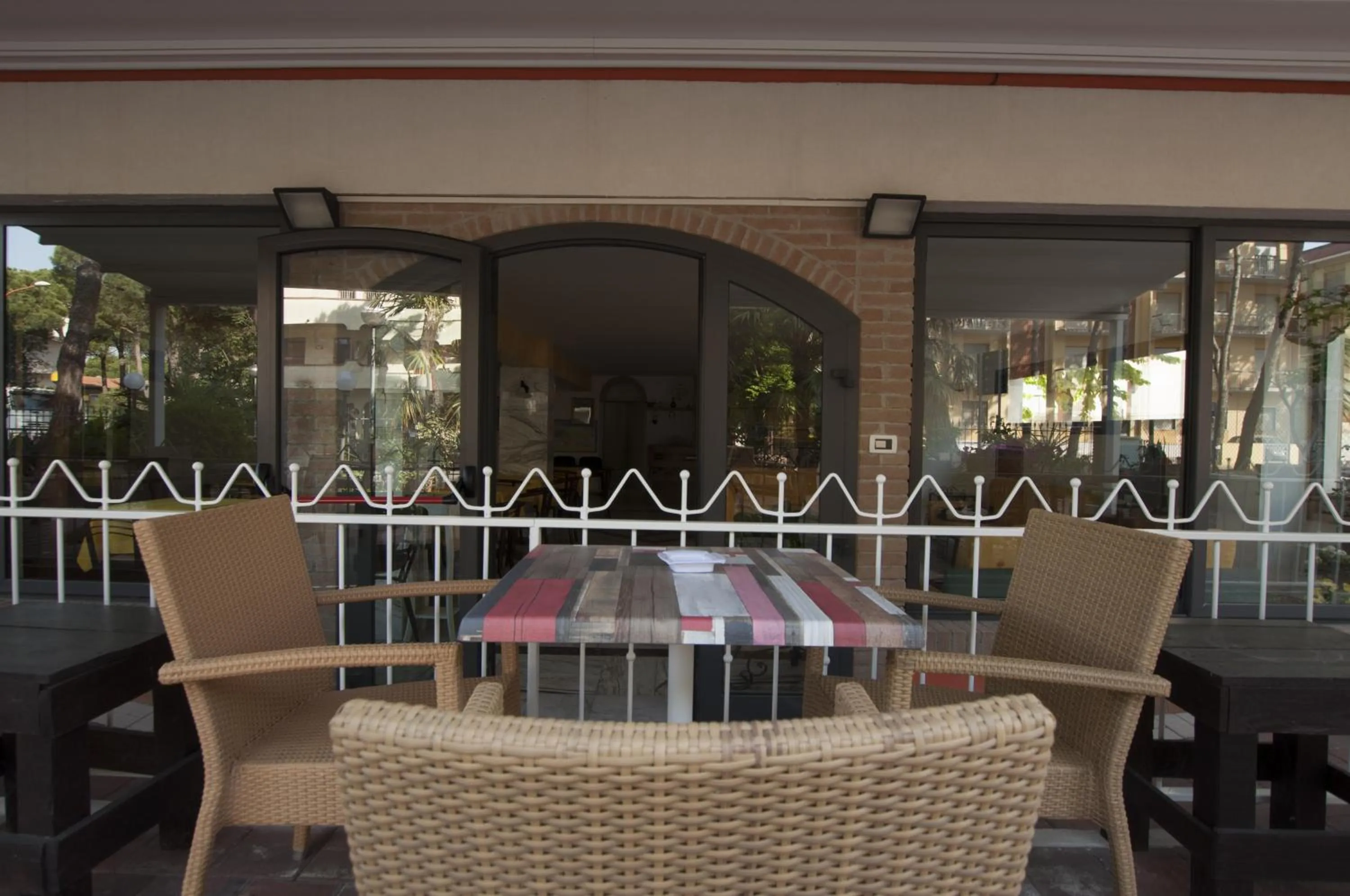 Patio in Hotel Edelweiss