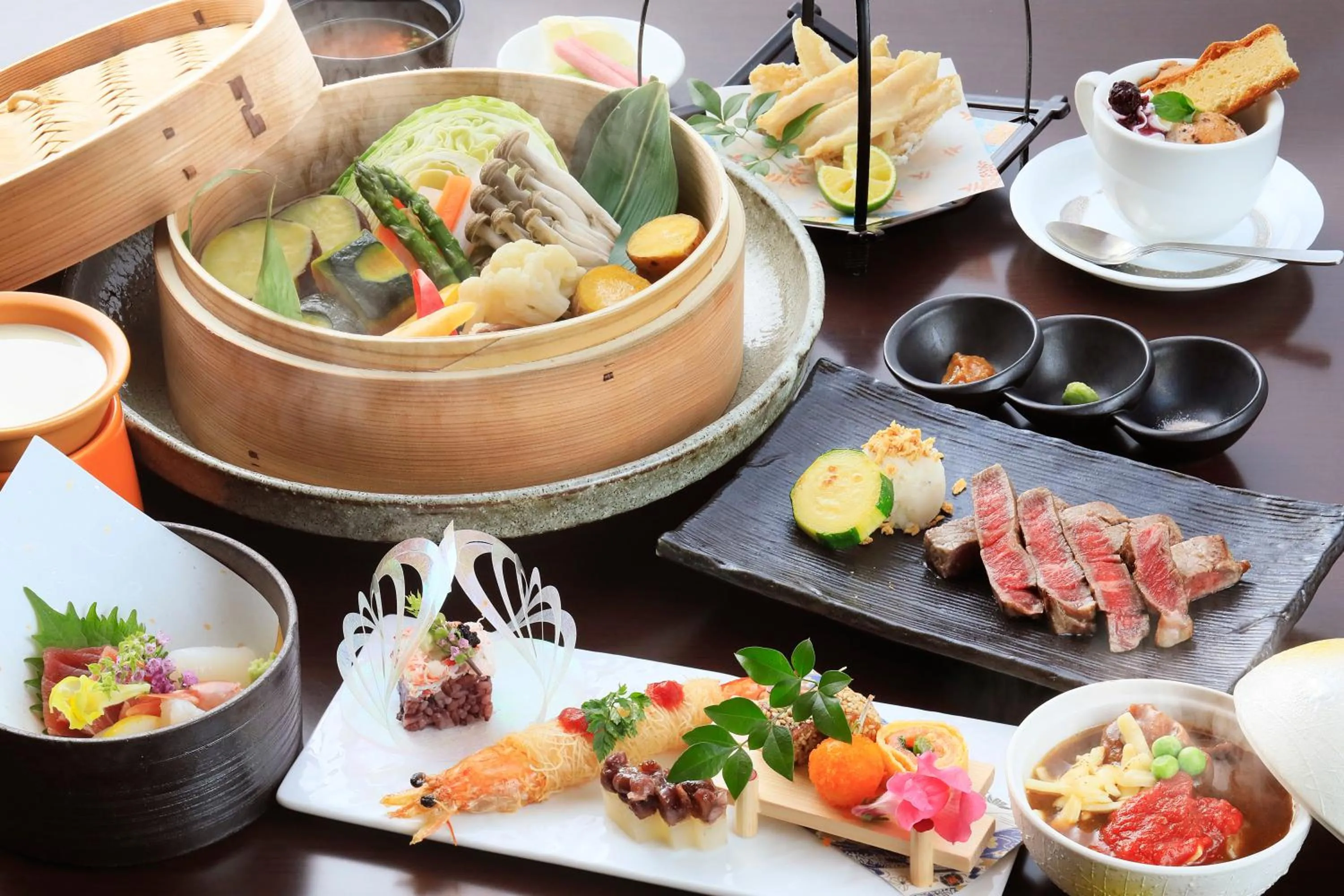 Dinner in Yutoriro Bandai Atami