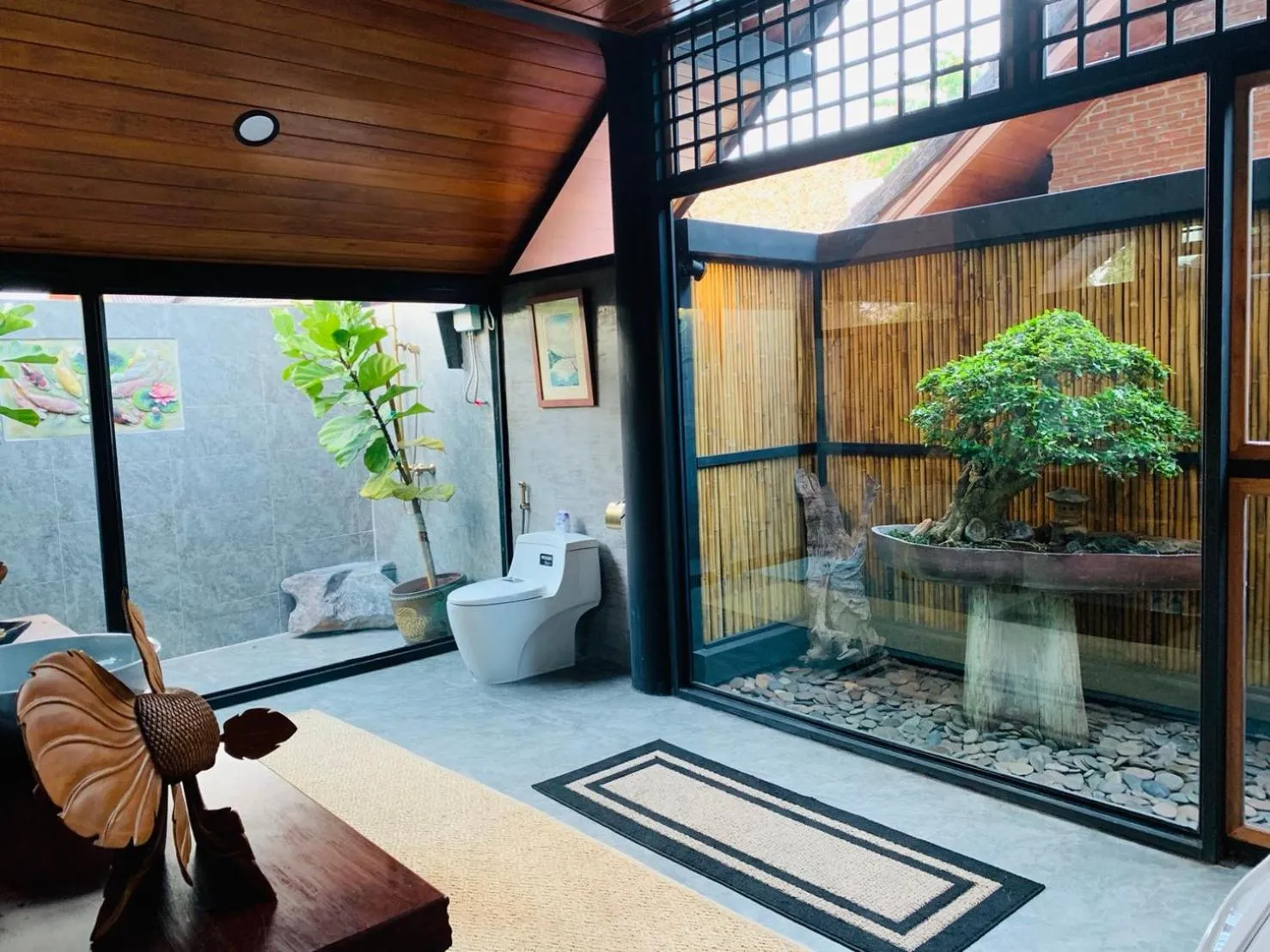 Bathroom in Cattani's Riverside Home