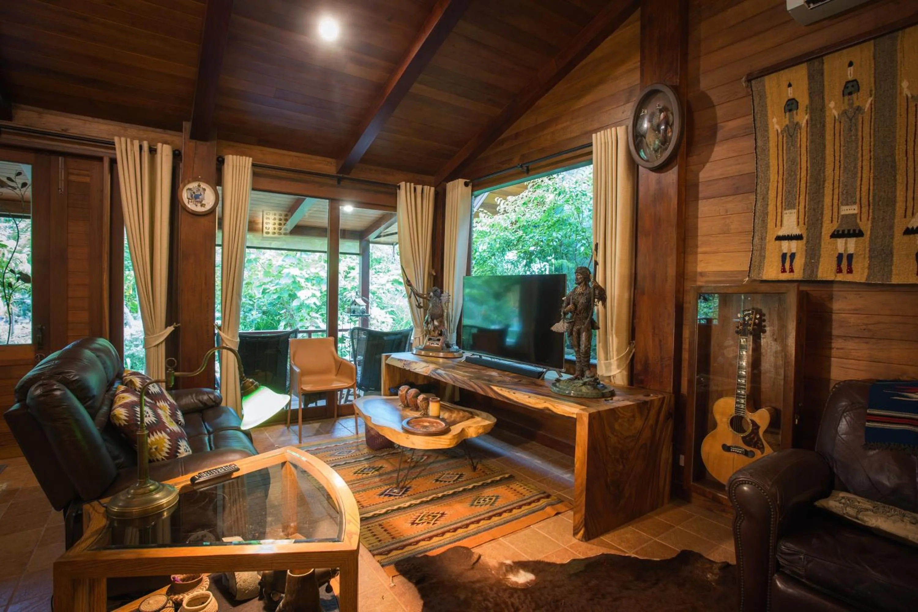 Living room in Cattani's Riverside Home