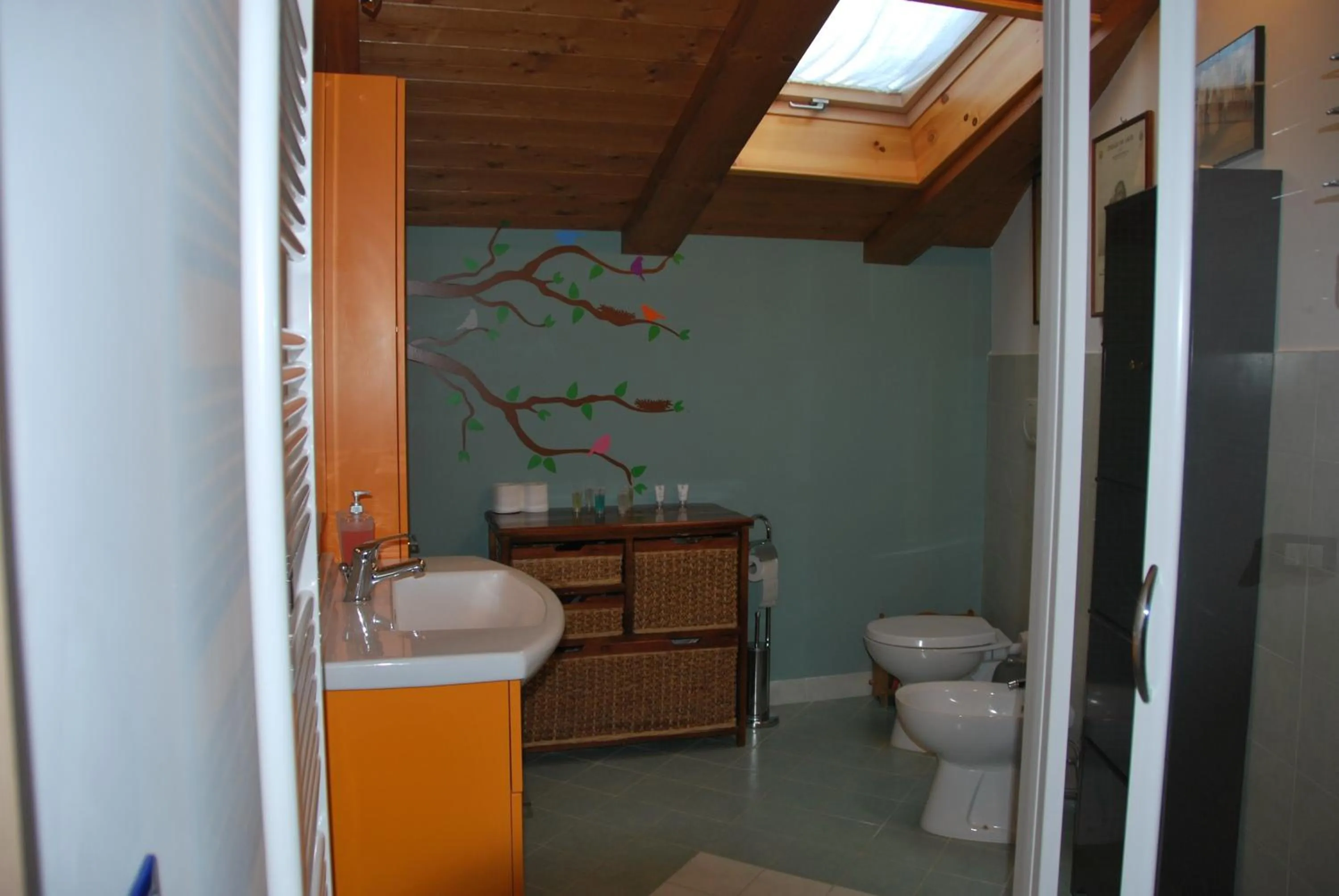 Shower in B&B Percorso Verde